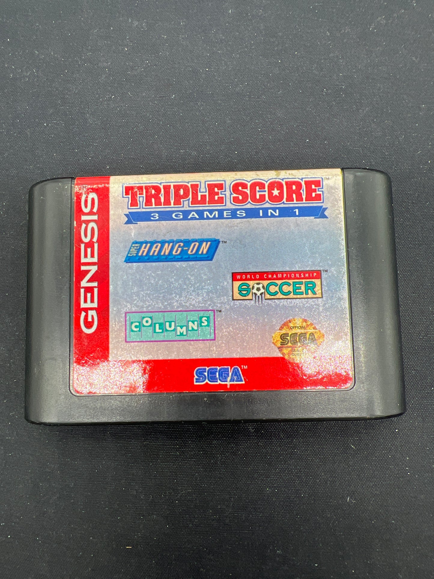 Auction Lot 39: SEGA Genesis Video Game Loose Triple Score
