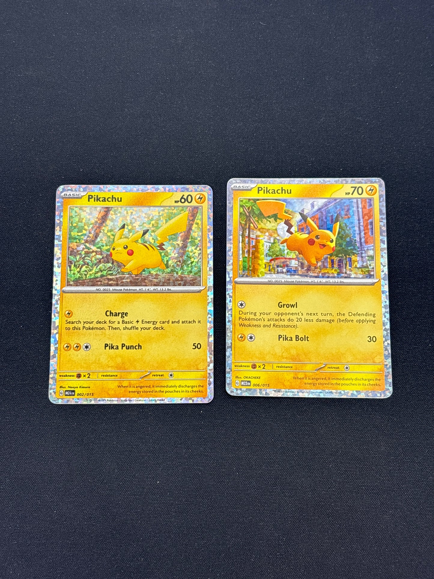 Auction Lot 55: Pokemon Pikachu 2 Card Lot McDonalds Promo Conditions Vary