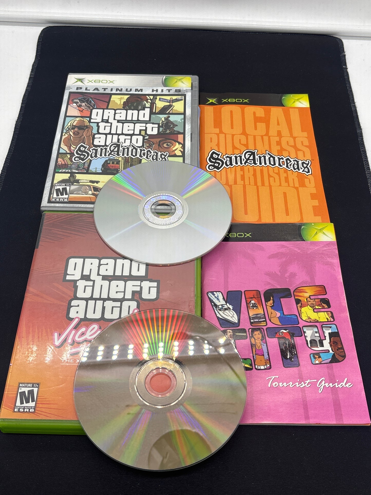 Auction Lot 126: XBOX Video Game Grand Theft Auto Lot of 2