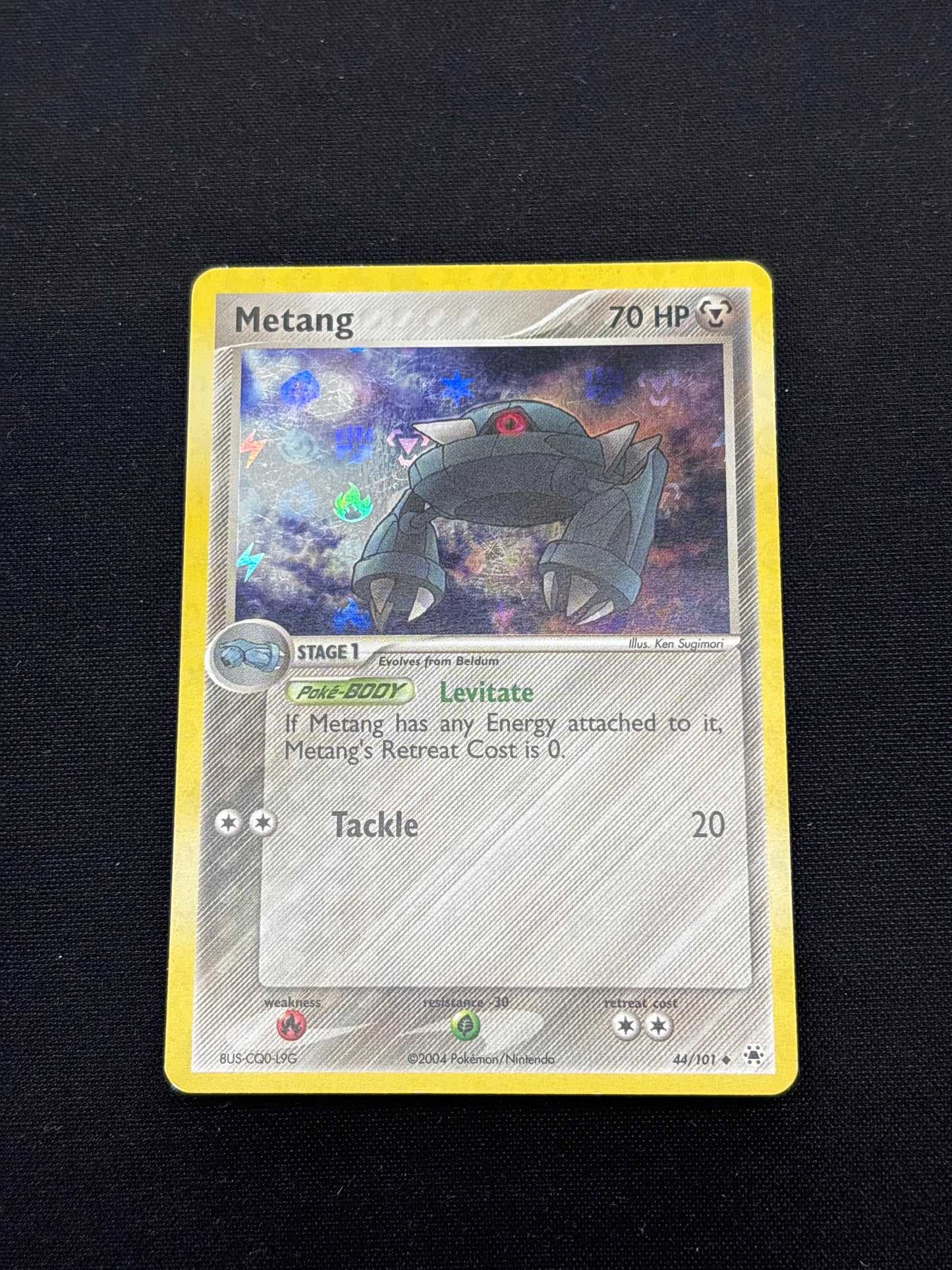 Auction Lot 185: Pokemon Cards Metang Holo Rare Hidden Legends Conditions Vary