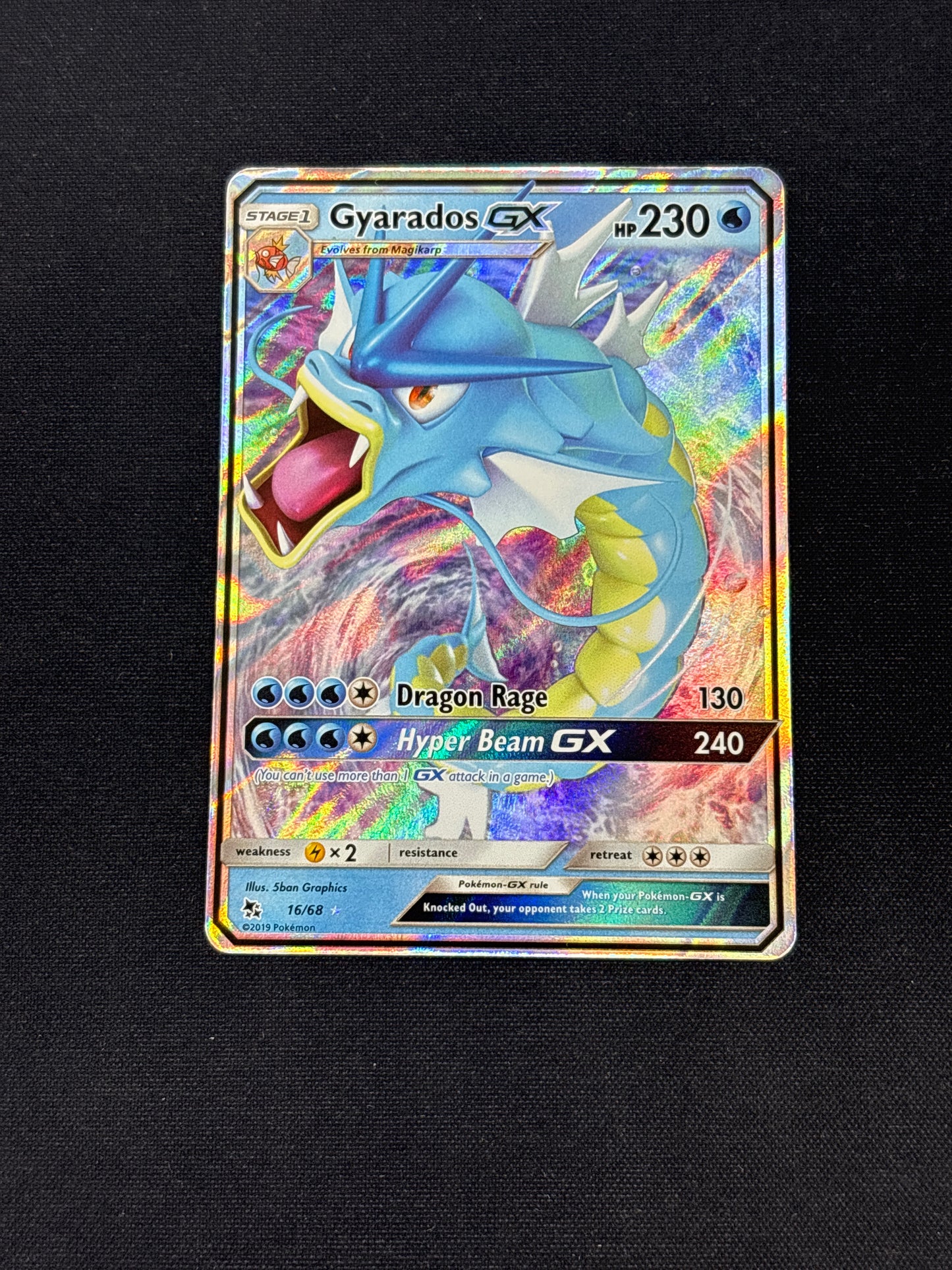 Auction Lot 224: Gyarados GX Full Art Card Conditions Vary Lot 2