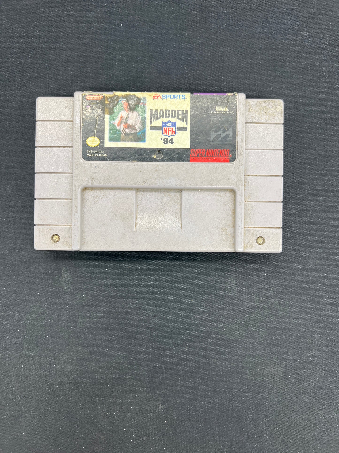 Auction Lot 100: SNES Video Game Madden 94 Loose