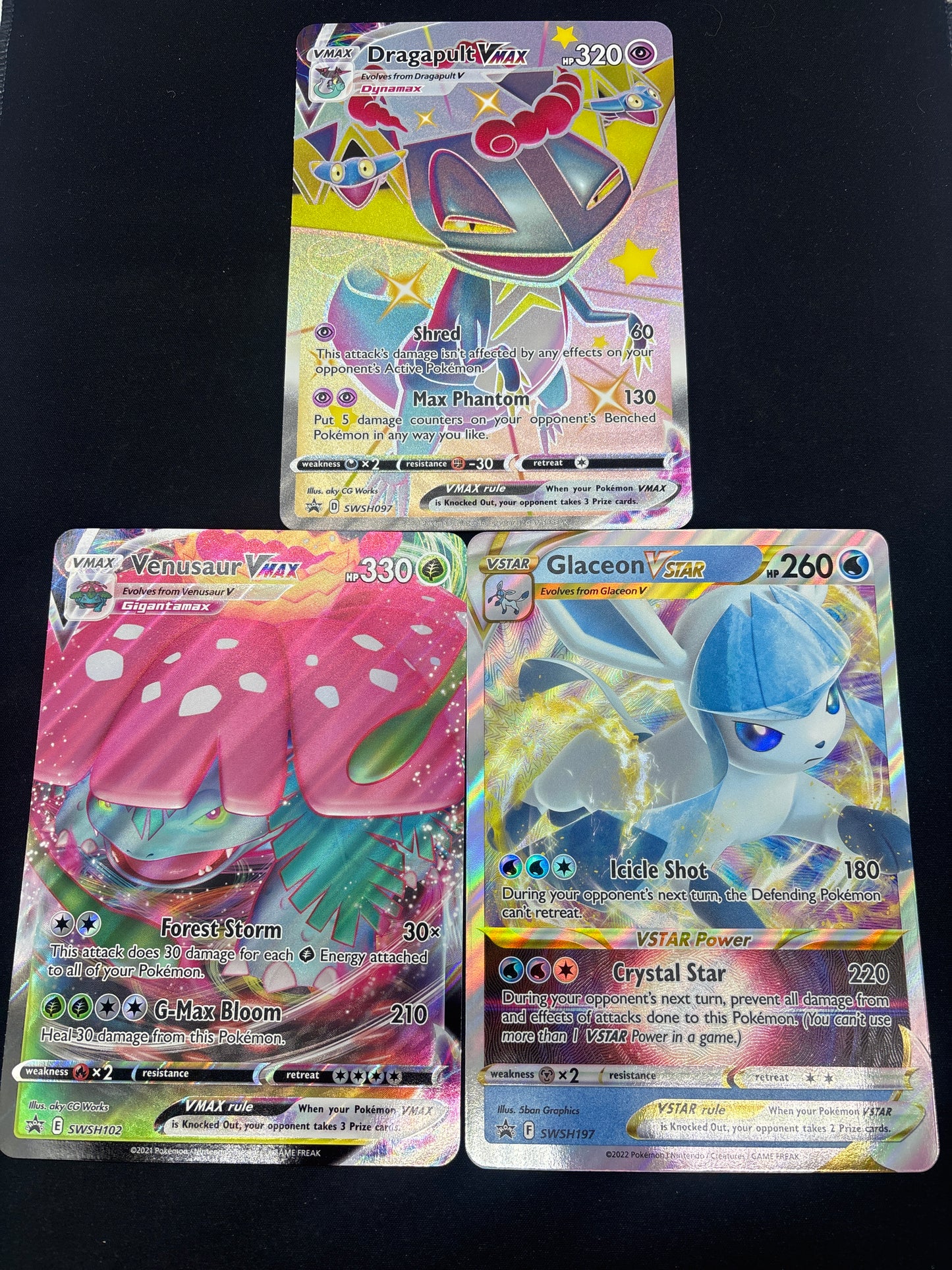 Auction Lot 175: Pokemon Cards JUMBO Lot of 3 VMAX Vstar Lot Condition Vary