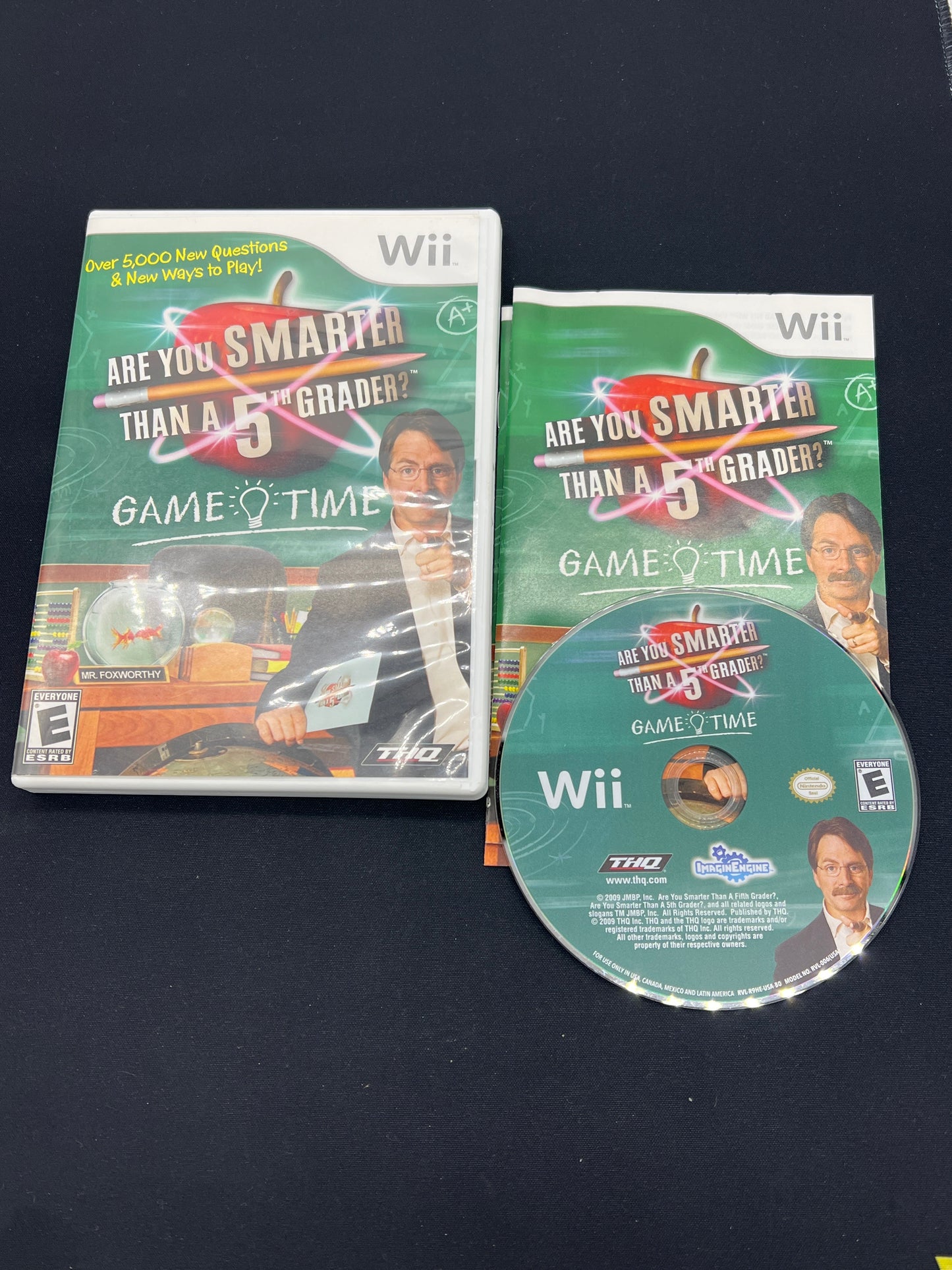 Auction Lot 69: Nintendo Wii Are You Smarter Than A 5th Grader CIB