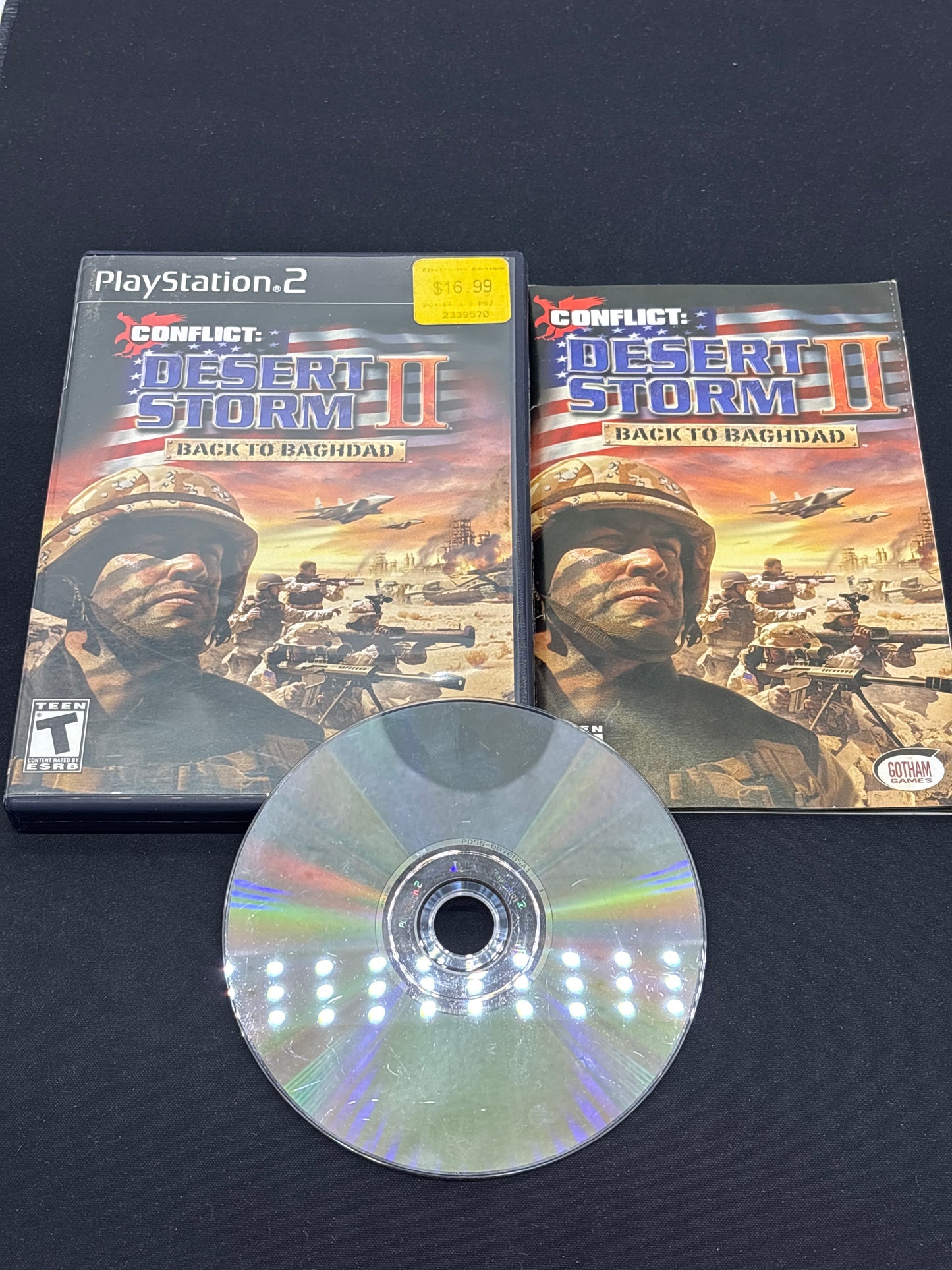 Auction Lot 38: PlayStation 2 Video Game Desert Storm 2 CIB