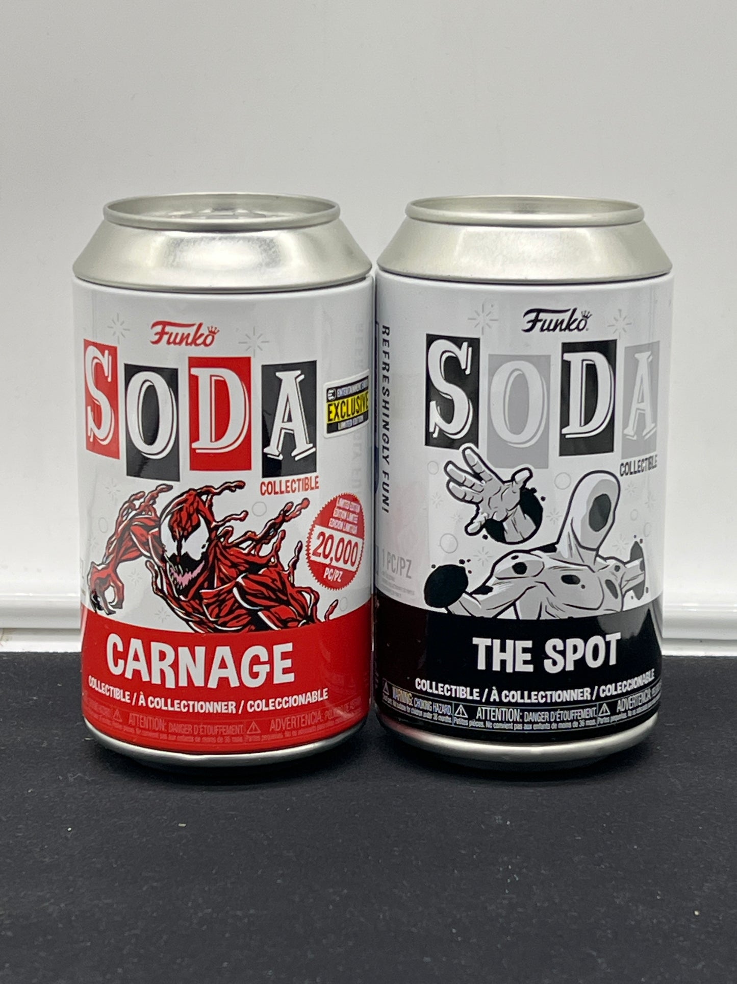 Auction Lot 29: Funko Soda Lot of 2 Carnage & The Spot