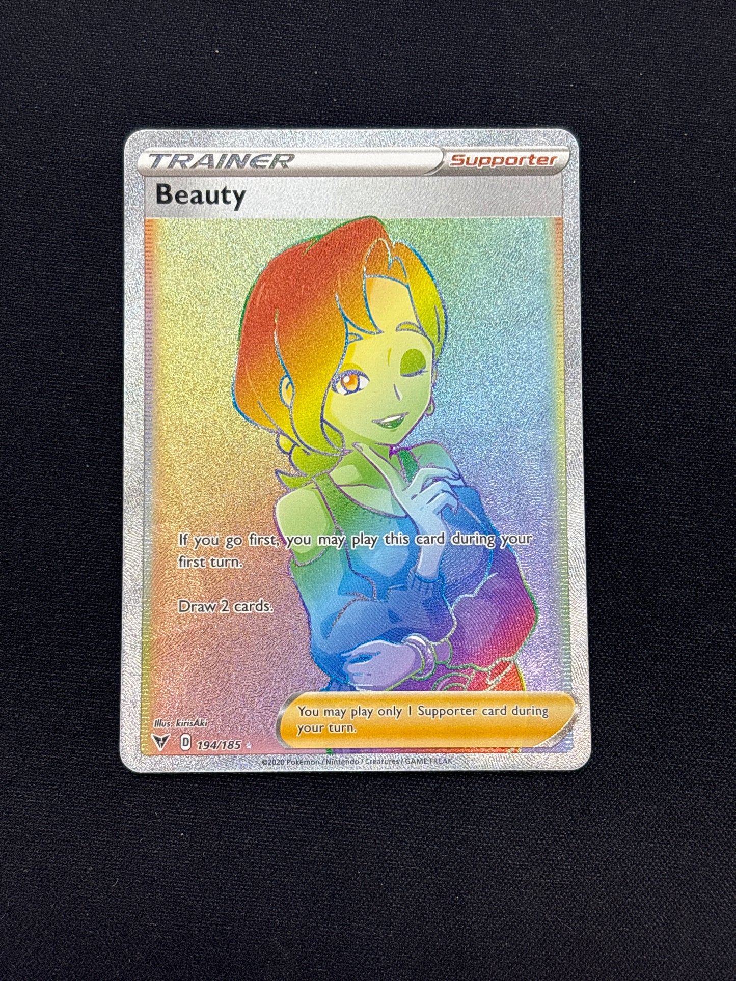 Auction Lot 183: Pokemon Card Beauty Rainbow Vivid Voltage Conditions Vary