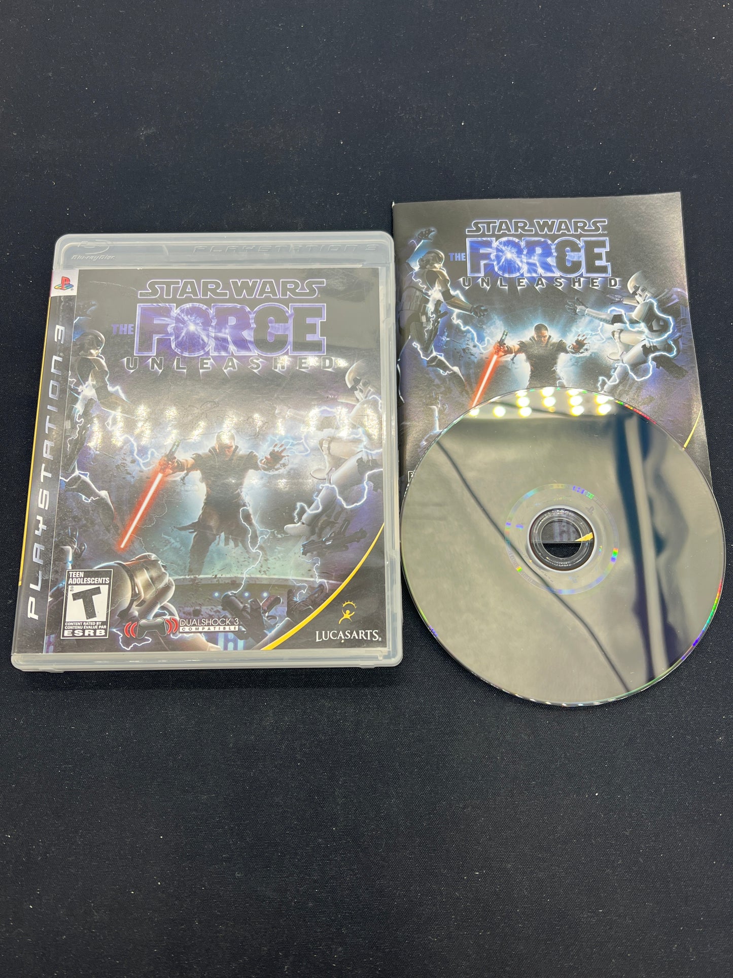 Auction Lot 50: PlayStation 3 Video Game Star Wars Force Unleashed CIB