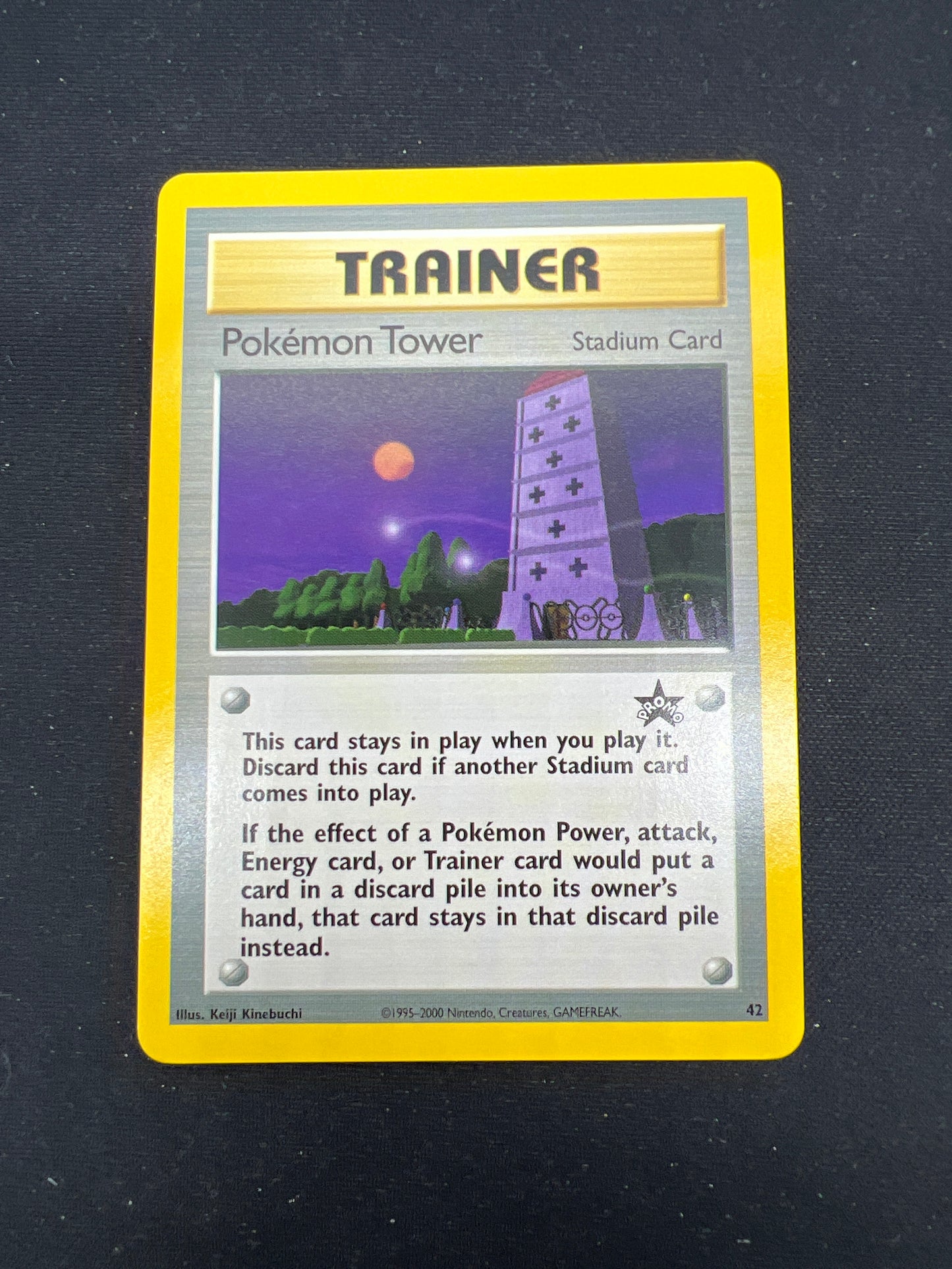 Auction Lot 156: Pokemon Cards Pokemon Tower Trainer WOTC Black Star Promo Conditions Vary