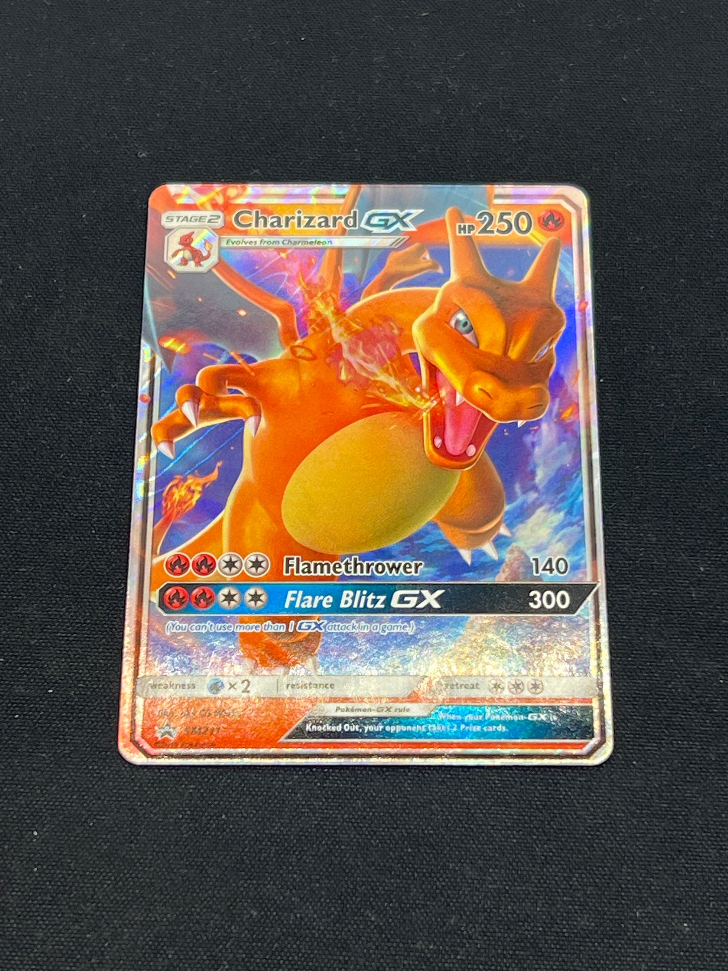 Auction Lot 238: Pokemon Cards Charizard GX SM211 Hidden Fates Tin Full Art Promo Condition Vary