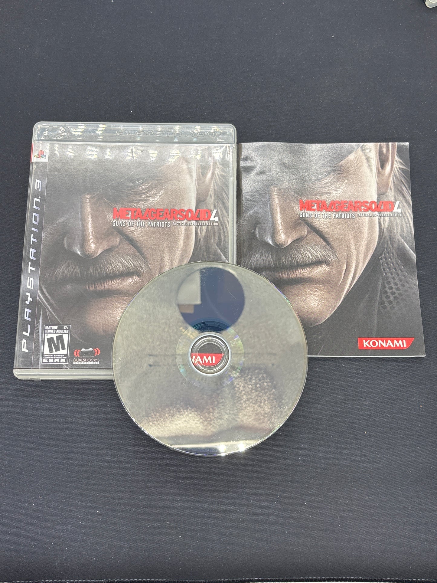 Auction Lot 158: Metal Gear Solid 4 Guns of the Patriot Video Game PlayStation 3 CIB
