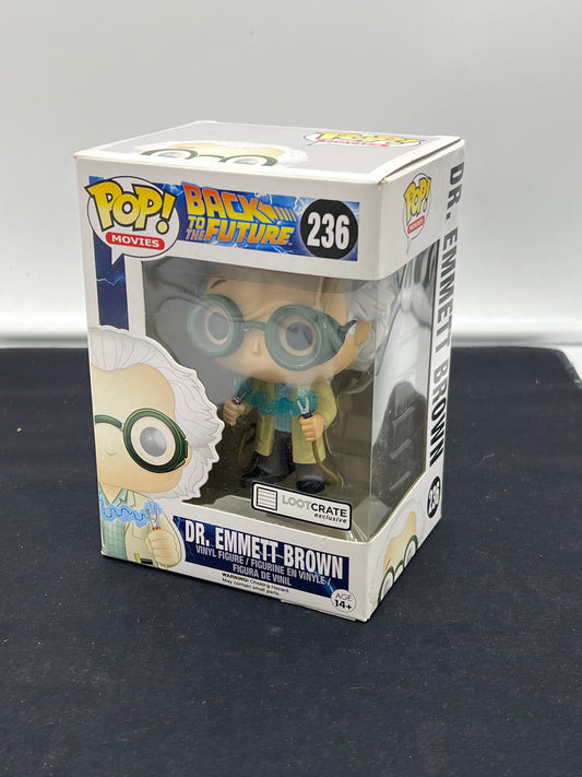 Auction Lot 122: POP Funko Back to the Future Dr. Emmet-Brown 236