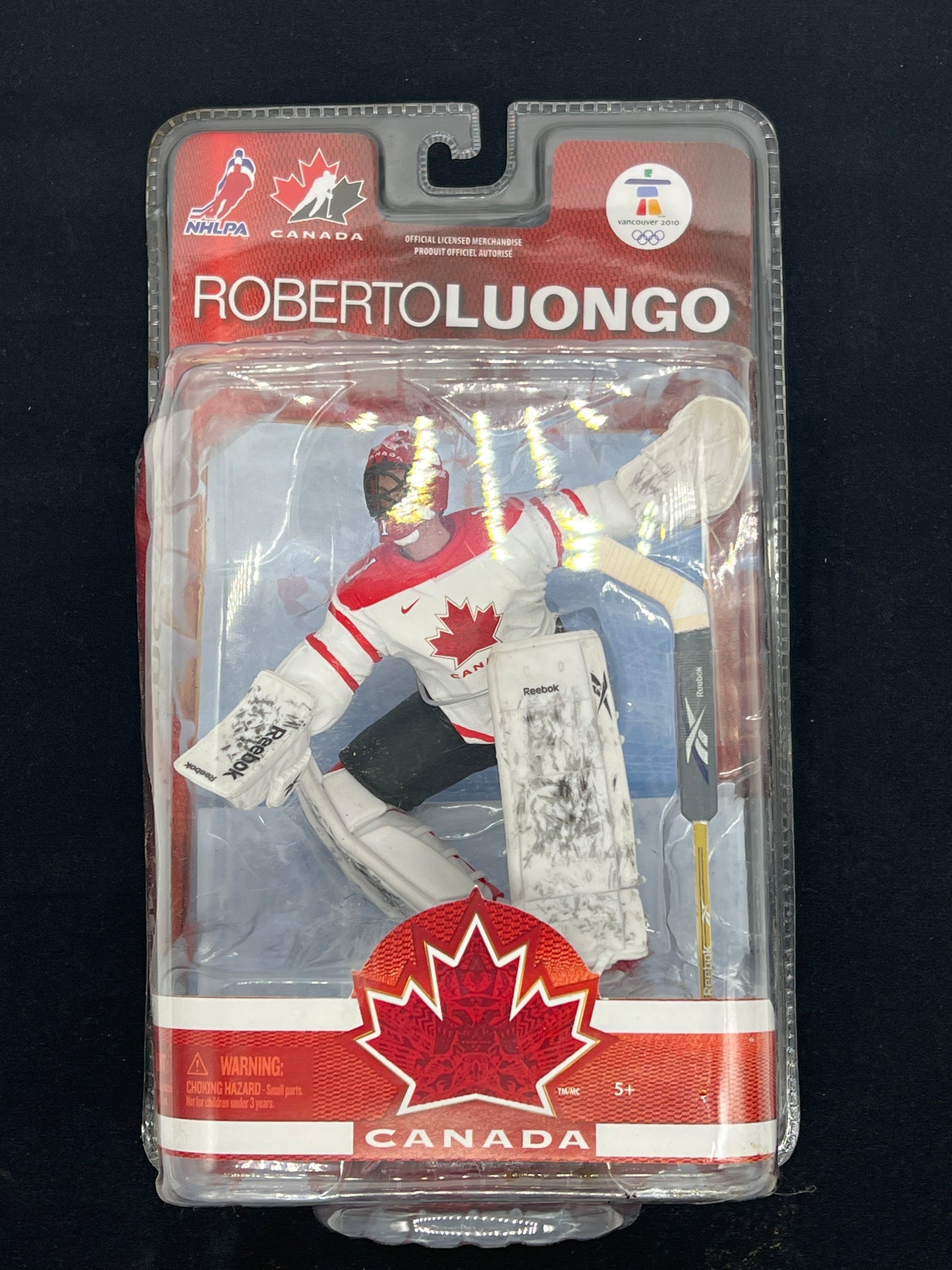 Auction Lot 9: NHLPA Roberto Luongo Team Canada Figure Lot 2
