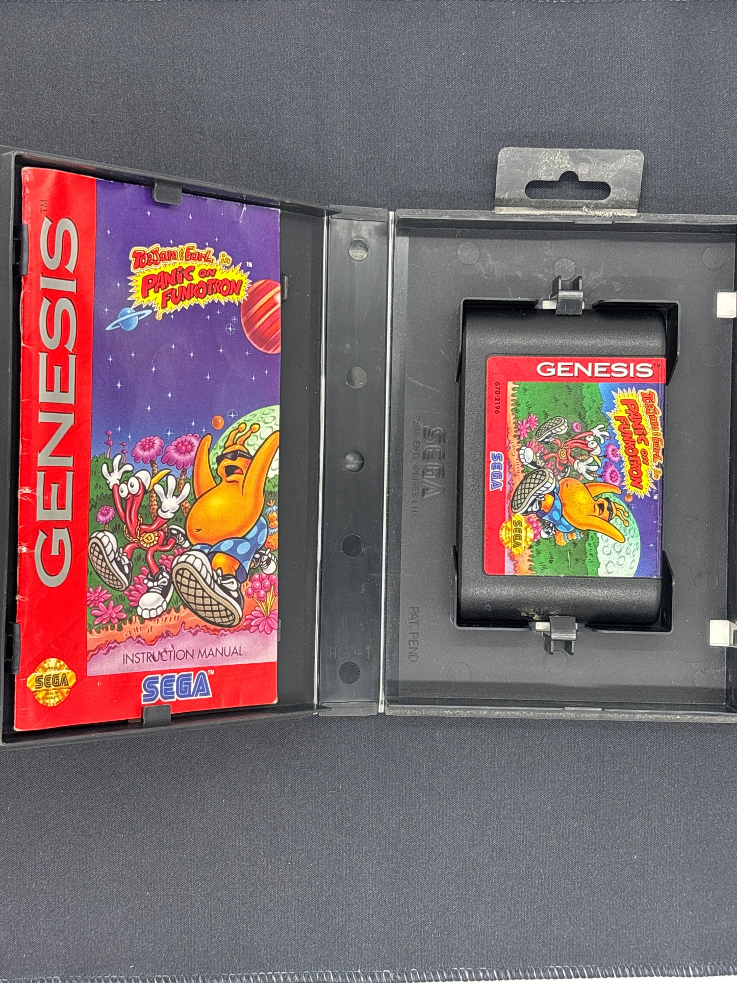 Auction Lot 158: Sega Genesis ToeJam and Earl Panic on Funkotron CIB