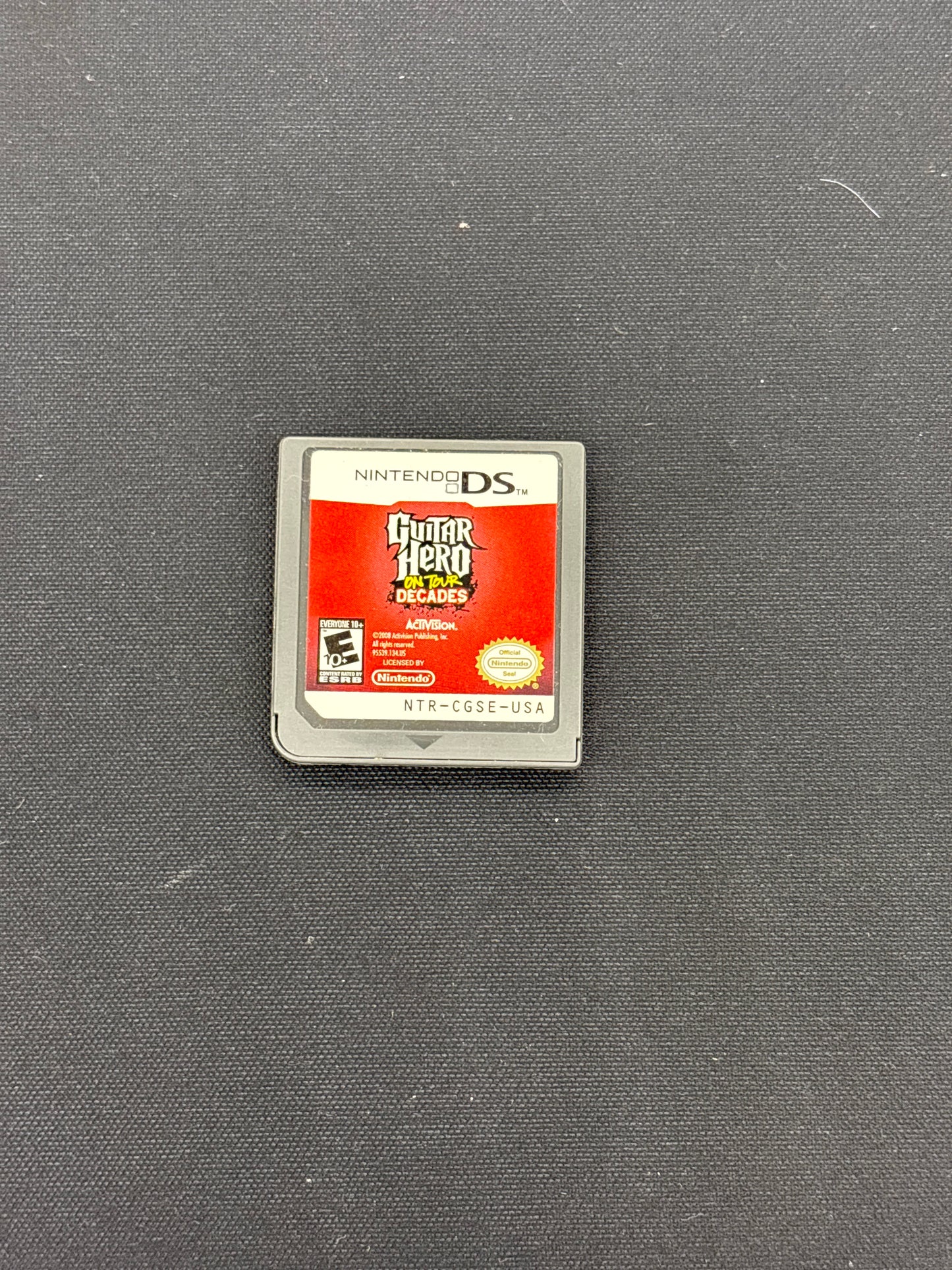 Auction Lot 170: Guitar Hero On Tour Decades Video Game Nintendo DS Loose