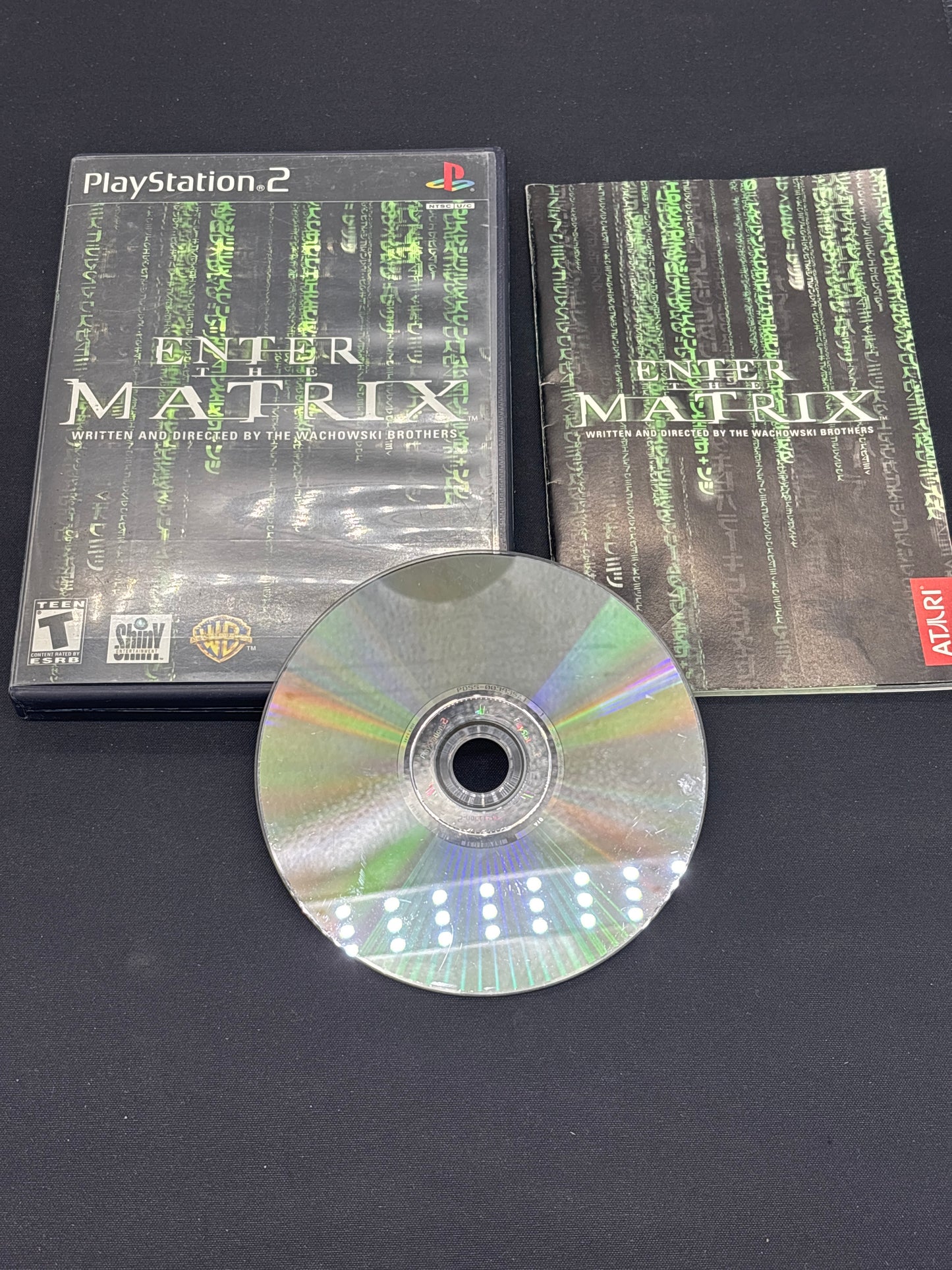 Auction Lot 190: Enter the Matrix Video Game PlayStation 2 CIB