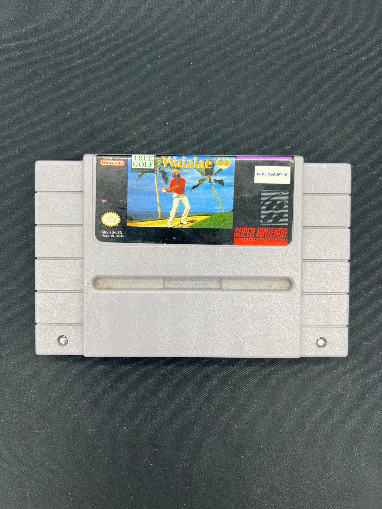 Auction Lot 96: SNES Video Game True Golf Waialae Country Club Loose