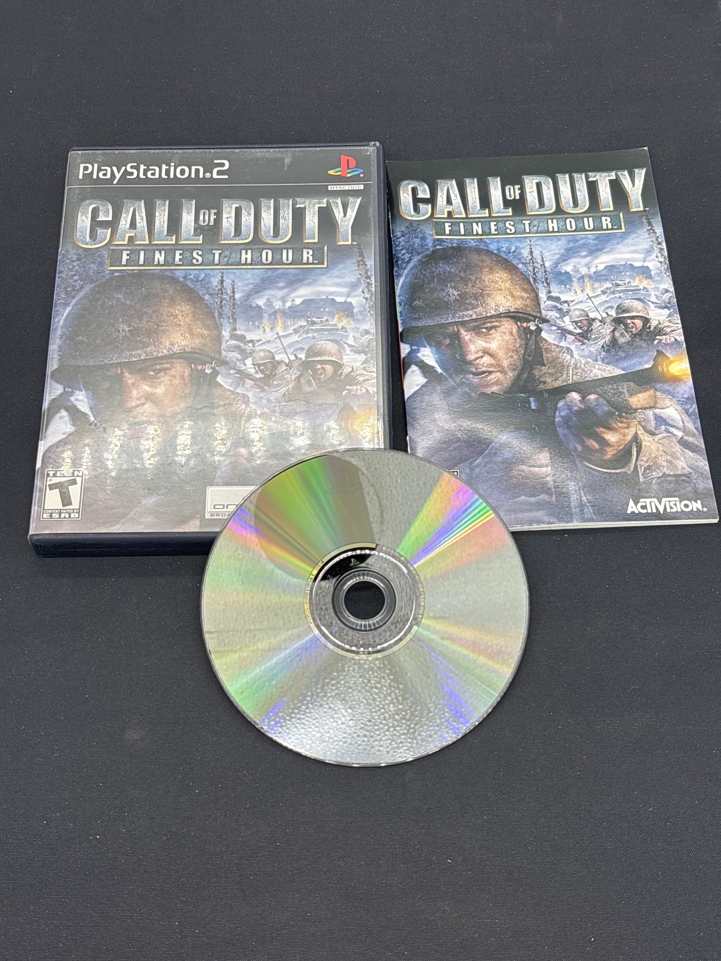 Auction Lot 189: Call of Duty Finest Hour Video Game PlayStation 2 CIB