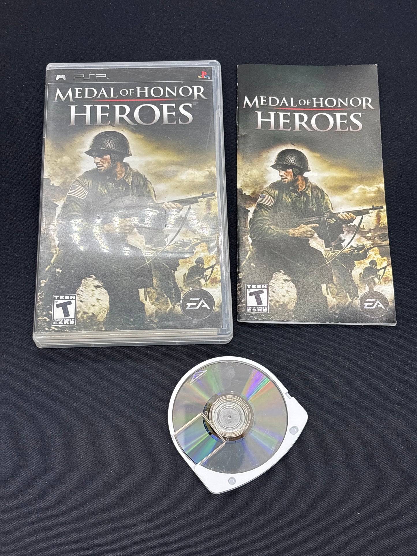 Auction Lot 155: Medal of Honor Heroes Video Game PSP CIB