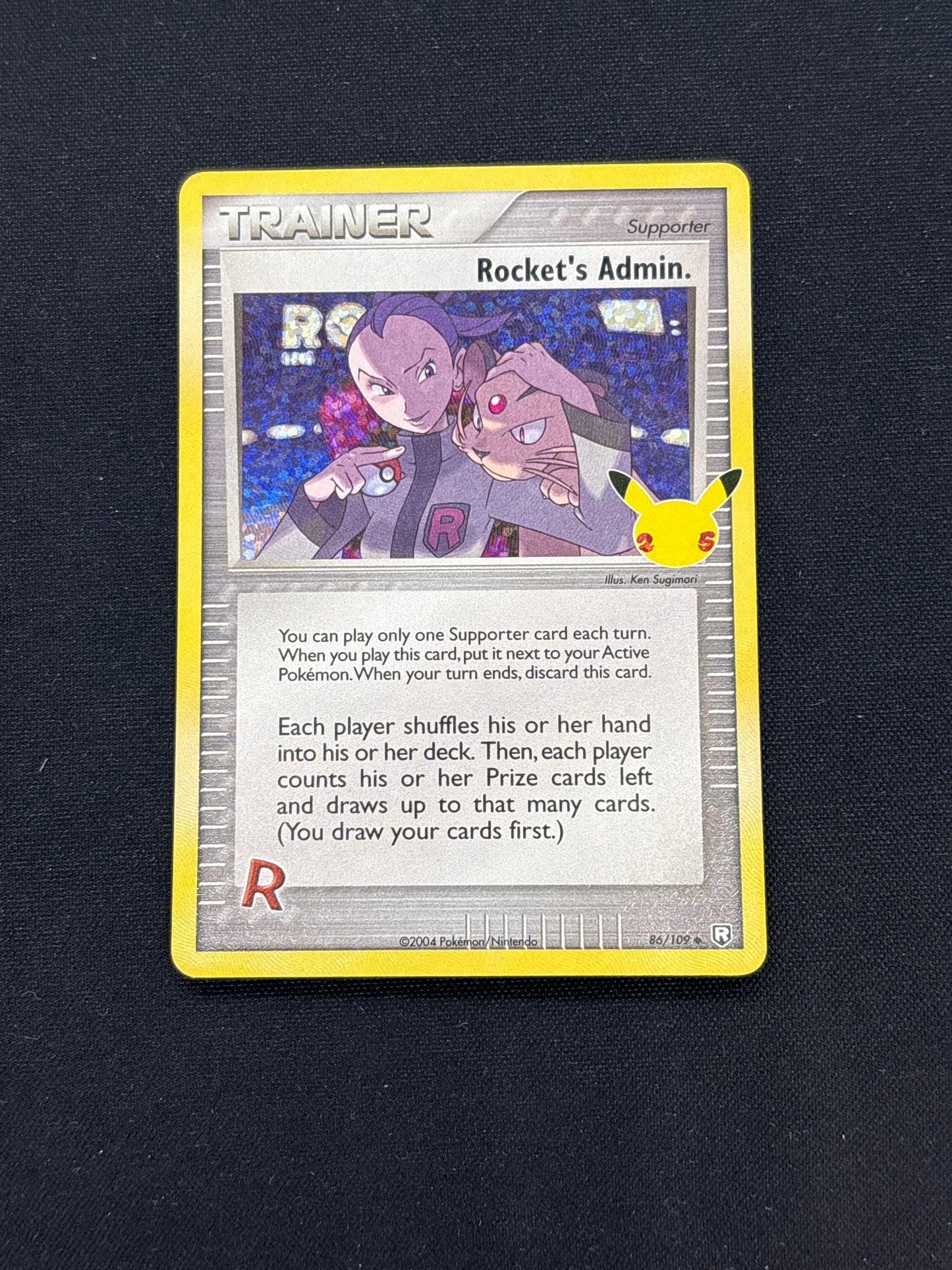 Auction Lot 326: Rocket’s Admin Pokemon Celebrations Card Conditions Vary