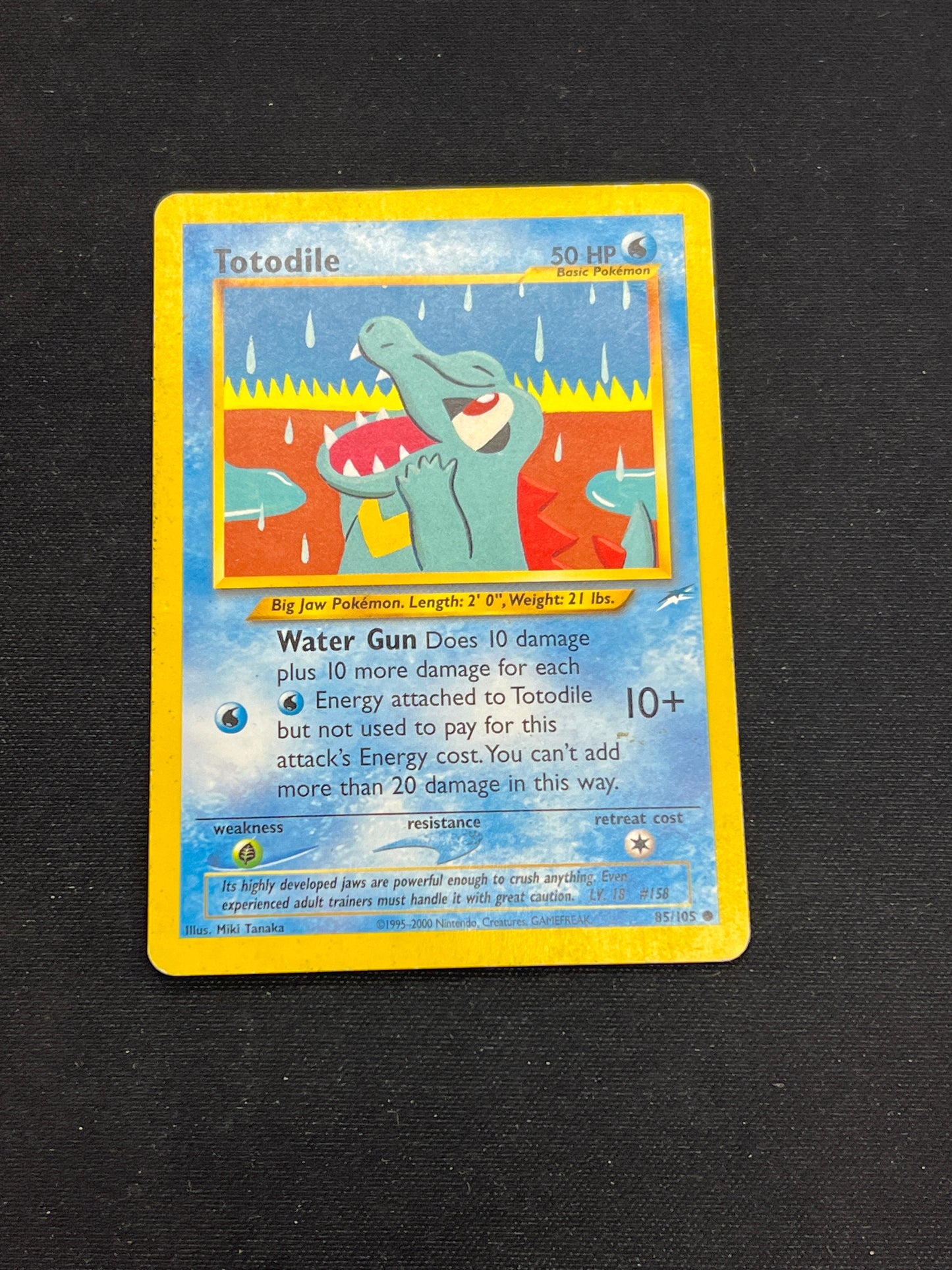 Auction Lot 445: Pokemon Cards Totodile Neo Destiny Condition Vary