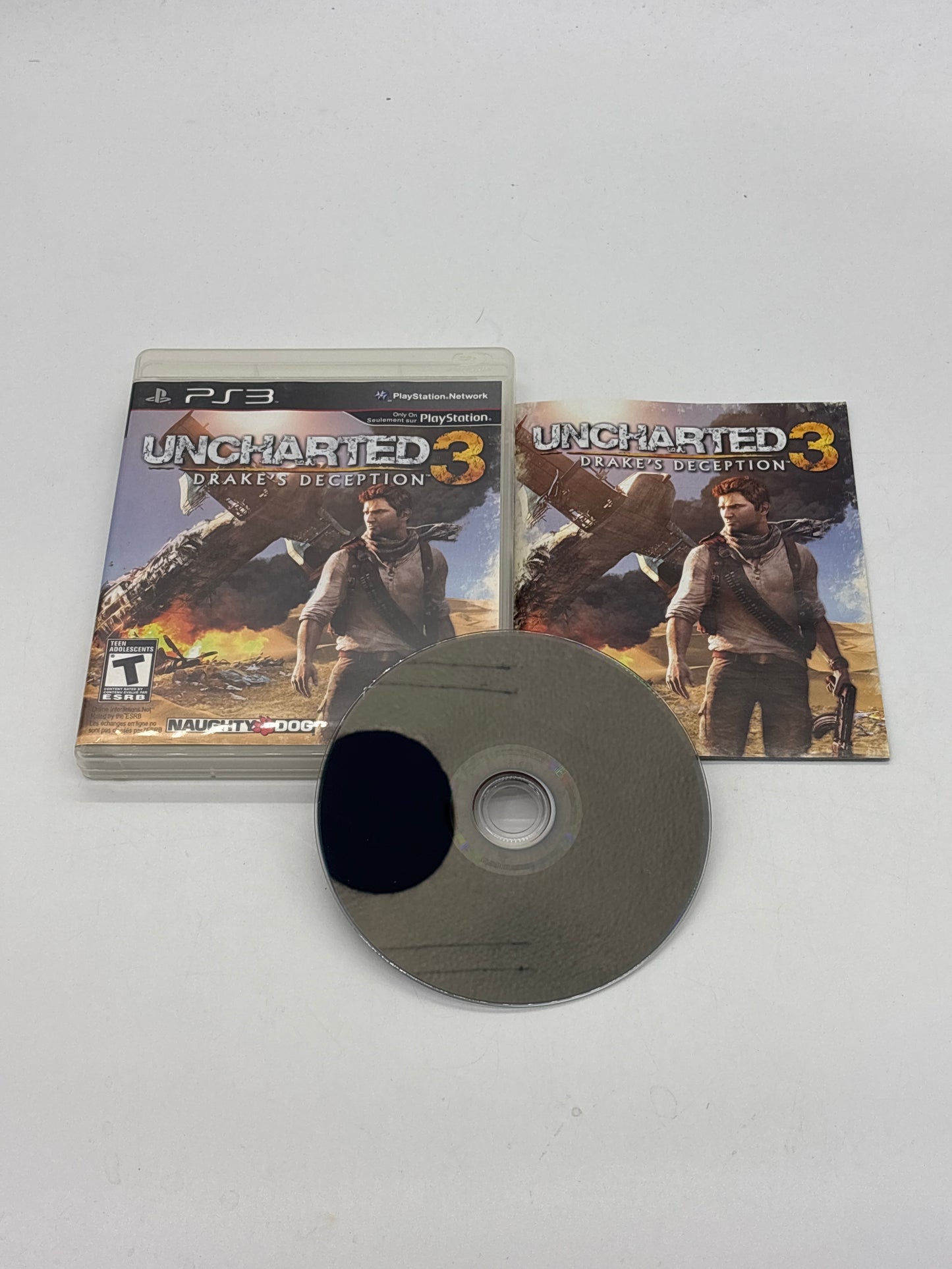 Auction Lot 92: Uncharted 3 Drake’s Deception Video Game Playstation 3 CIB