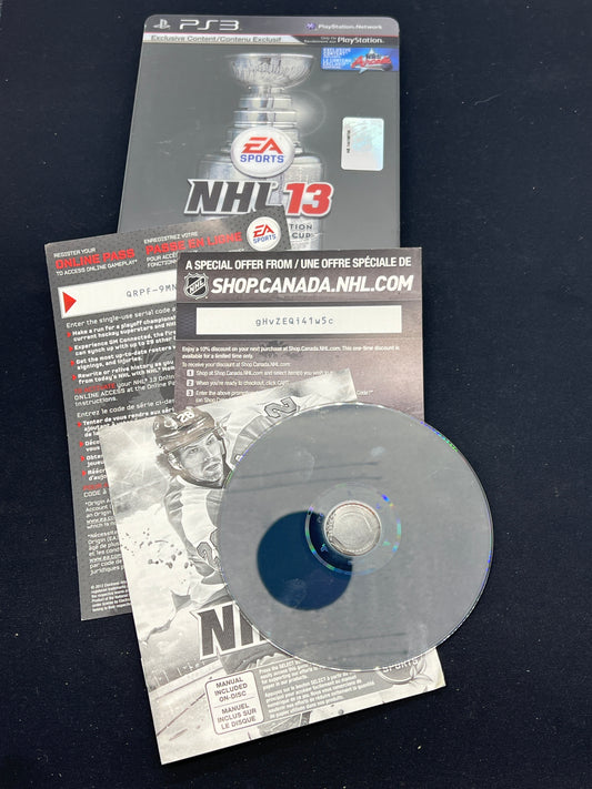 Auction Lot 14: Playstation3 NHL 13 Stanley Cup Edition CIB