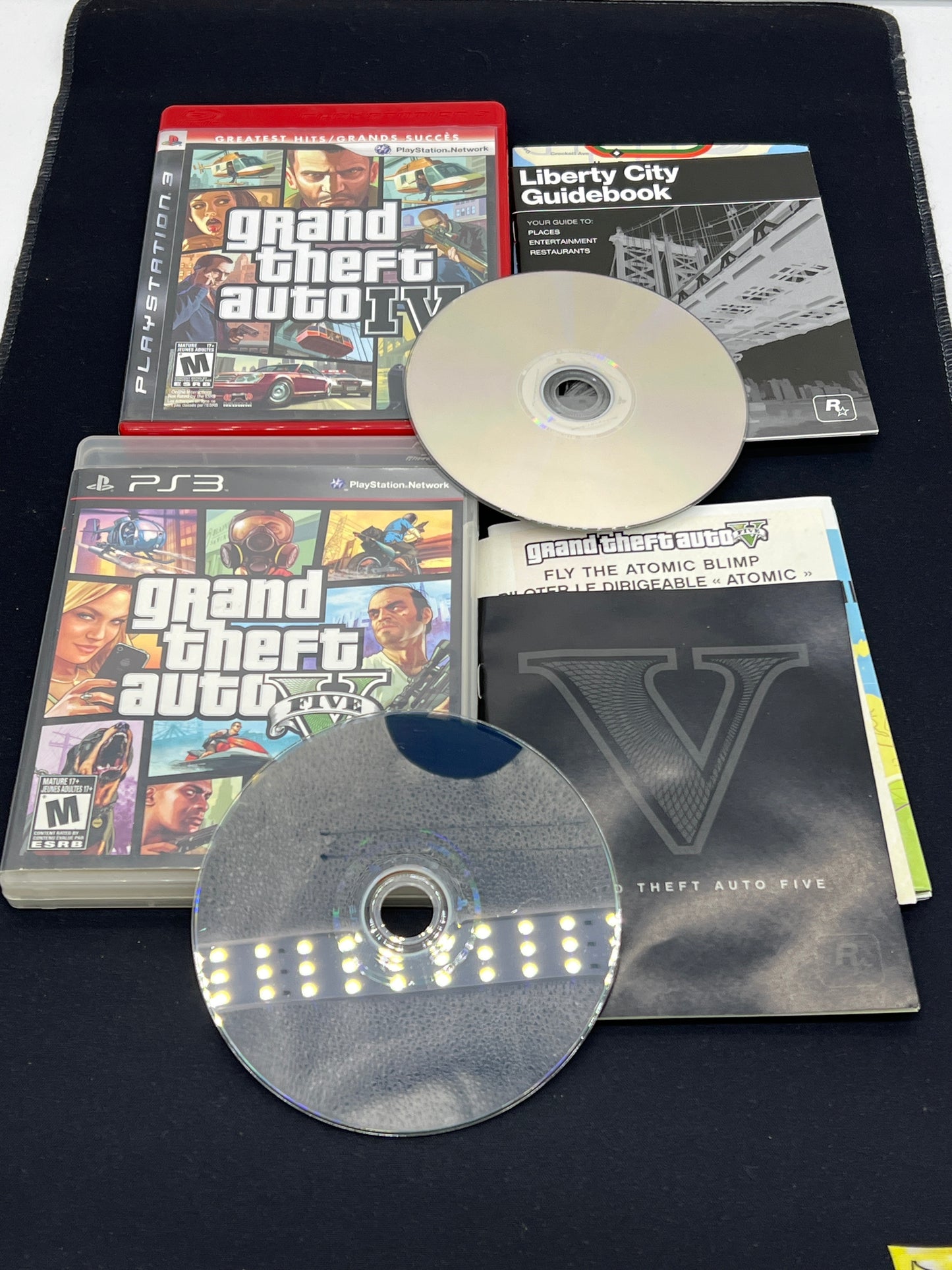 Auction Lot 34: PlayStation 3 Video Game Lot of 2 GTA Titles CIB