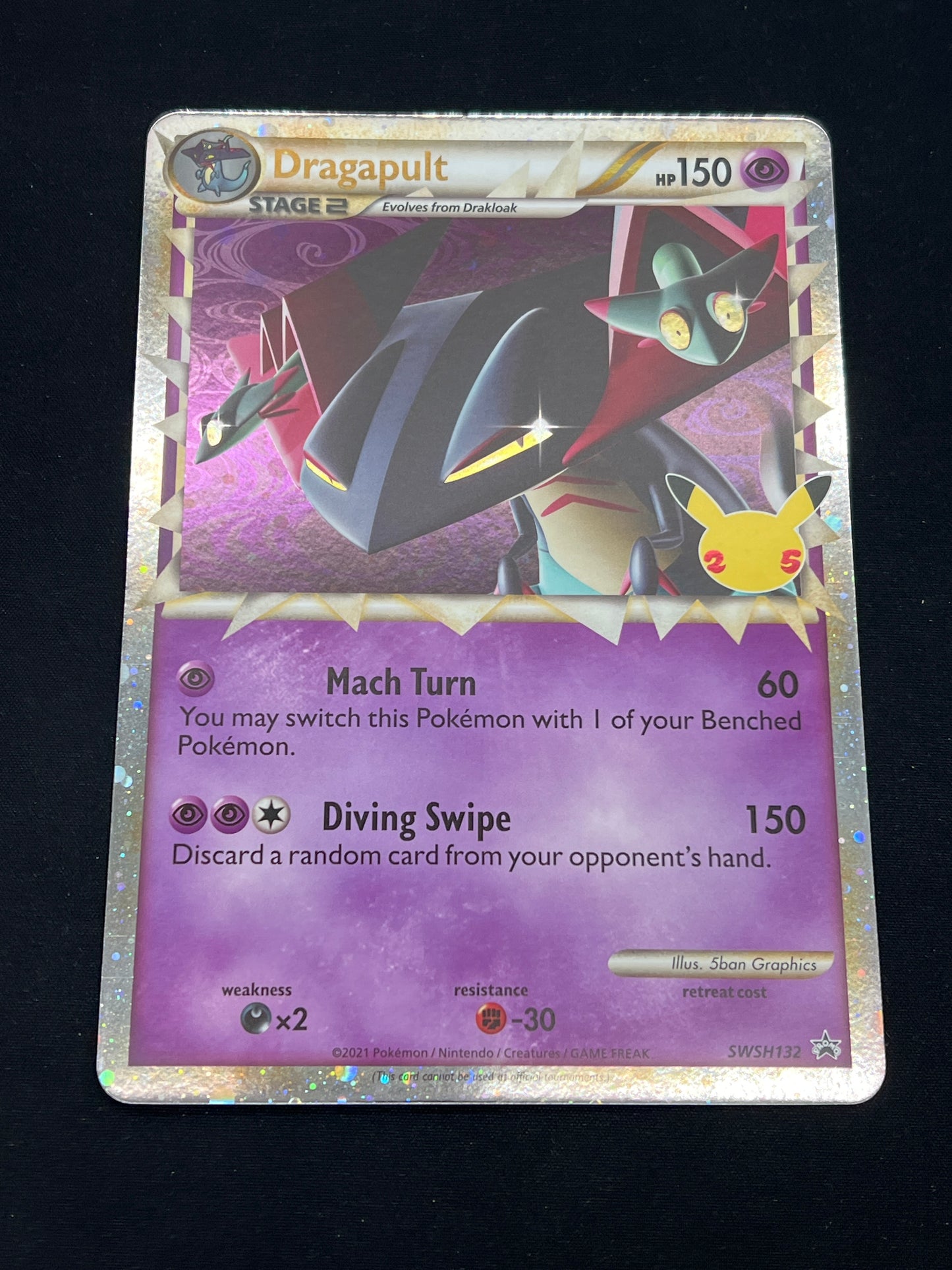 Auction Lot 102: Pokemon Cards Dragapult Celebrations Jumbo Conditions Vary