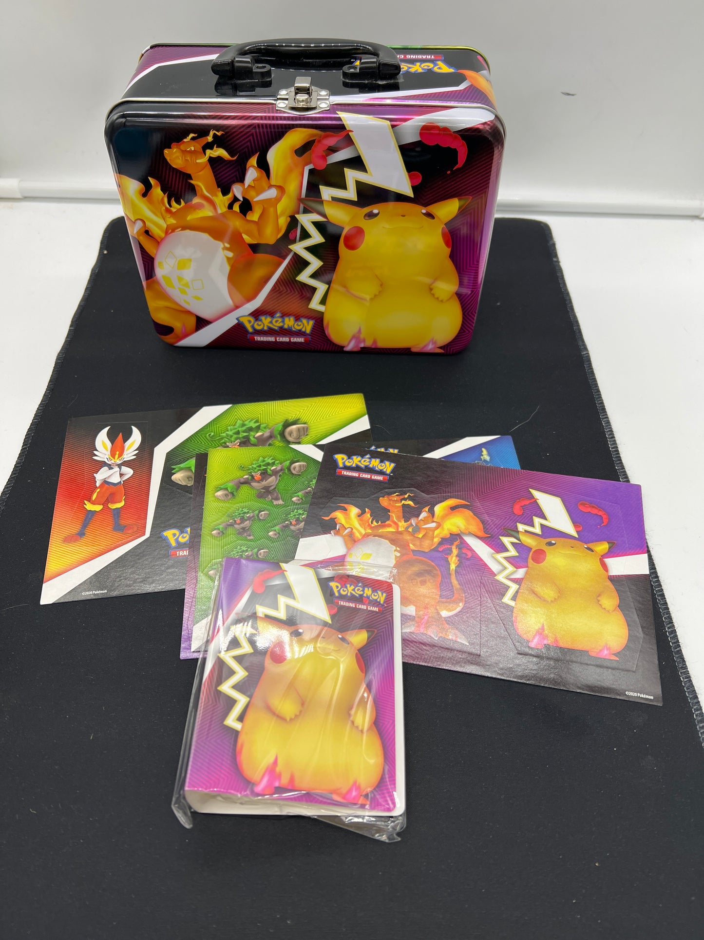 Auction Lot 281: Pokemon TCG Collector Chest Tin EMPTY with Accessories