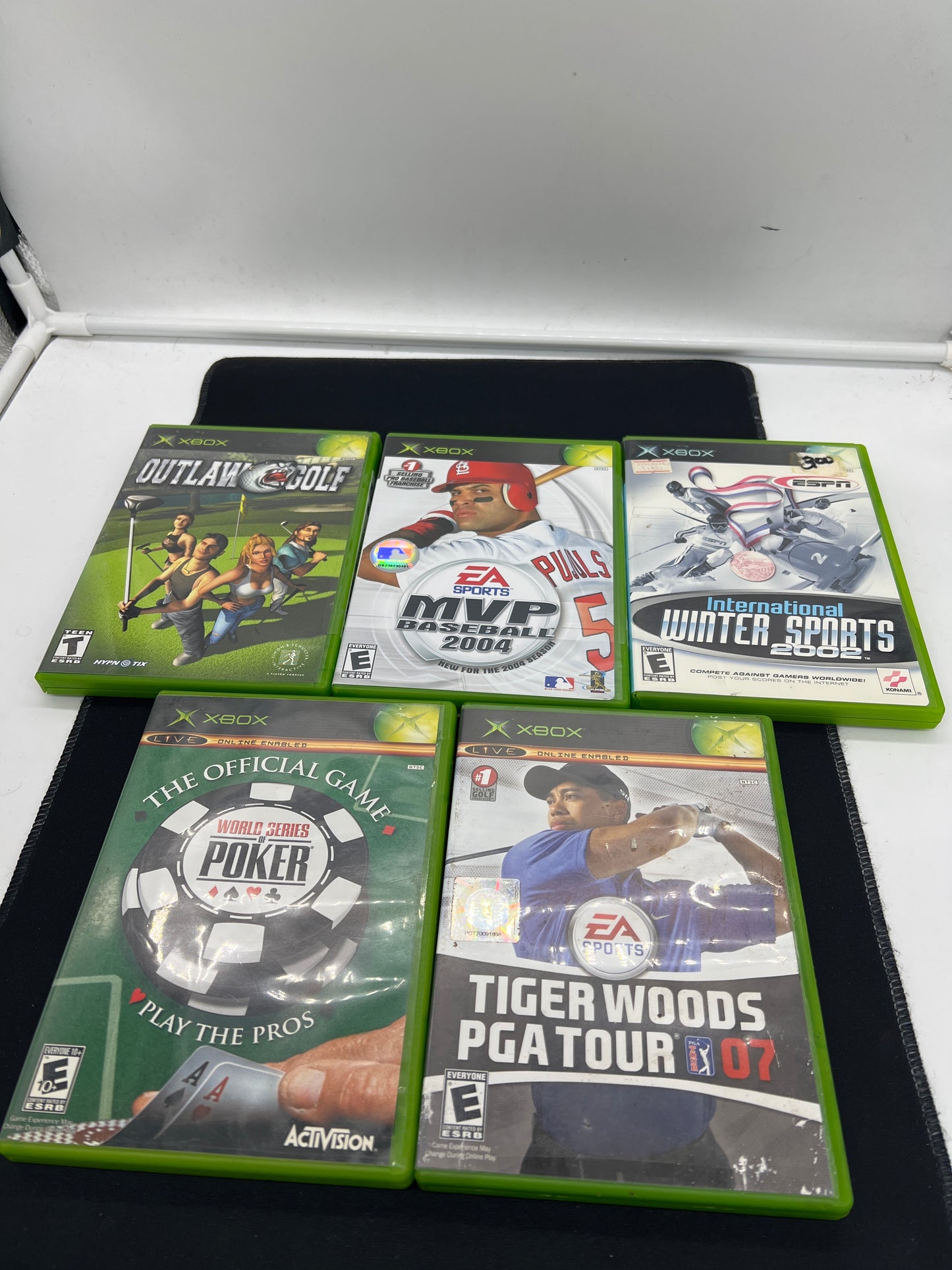 Auction Lot 199: XBOX Video Game Lot of 5 Assorted Sports Titles CIB