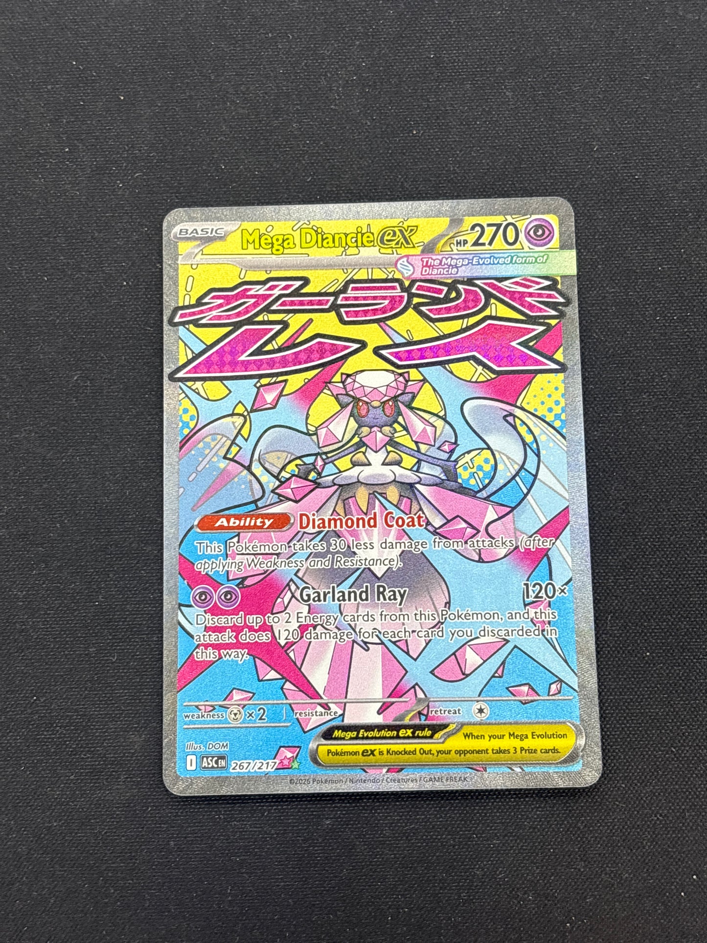 Auction Lot 40: Pokemon Cards Mega Diance EX Manga Art Lot 2 Condition Vary