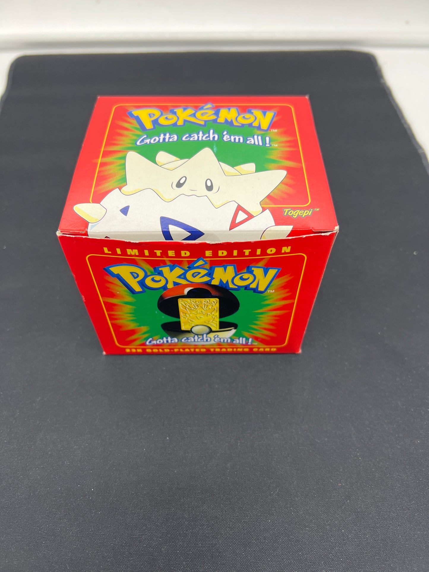 Auction Lot 5: Pokemon 23K Gold Plated Togepi With Box Sealed