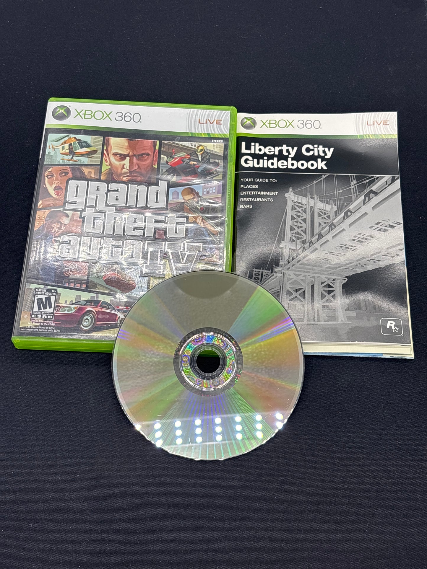 Auction Lot 174: Grand Theft Auto 4 Video Game XBOX 360 CIB