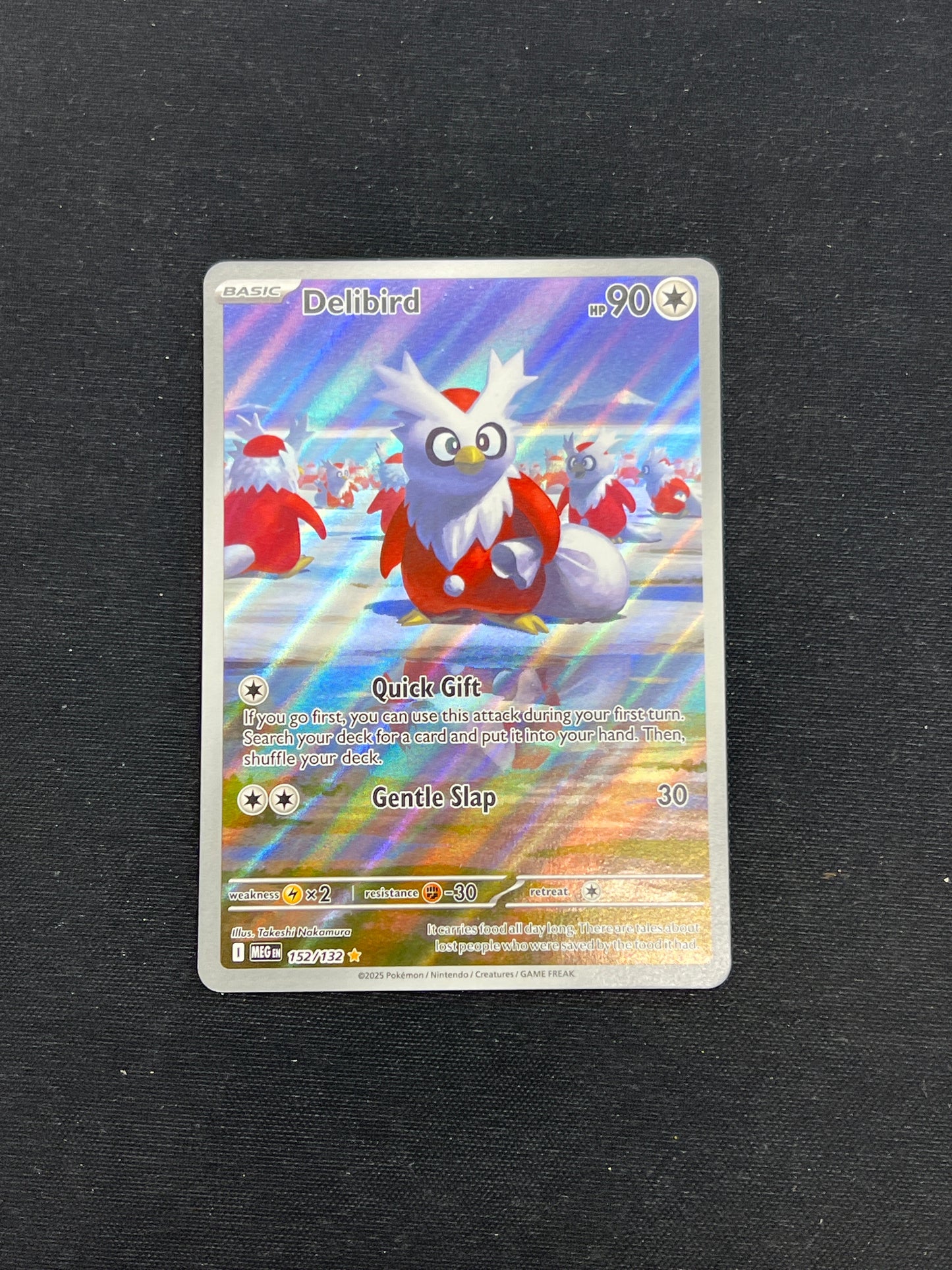 Auction Lot 321: Pokemon Cards Delibird IR Mega Evolutions Conditions Vary