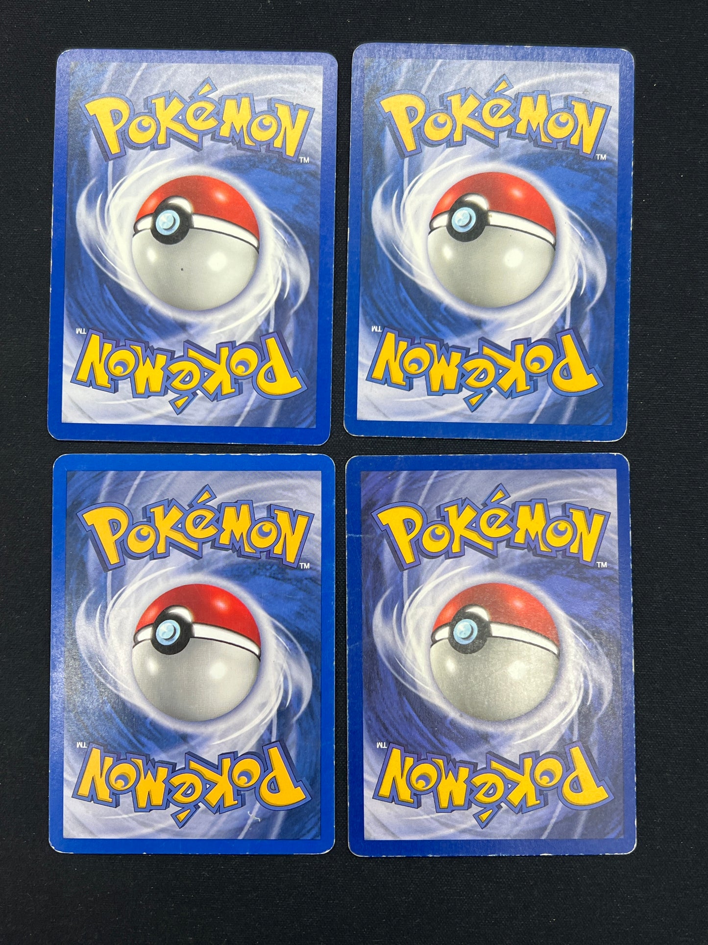 Auction Lot 405: Pokemon Cards Lot of 4 Assorted WOTC Trainer Conditions Vary