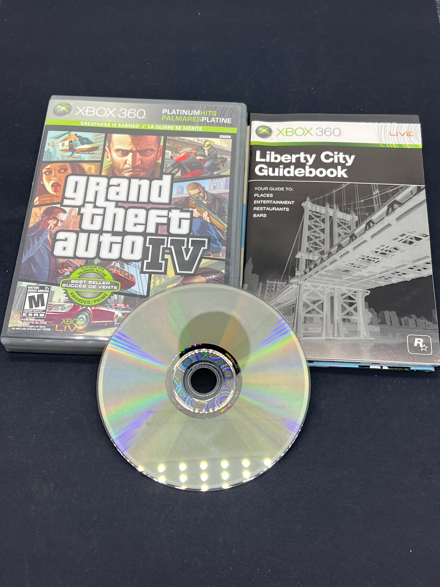 Auction Lot 183: XBOX 360 Grand Theft Auto IV CIB