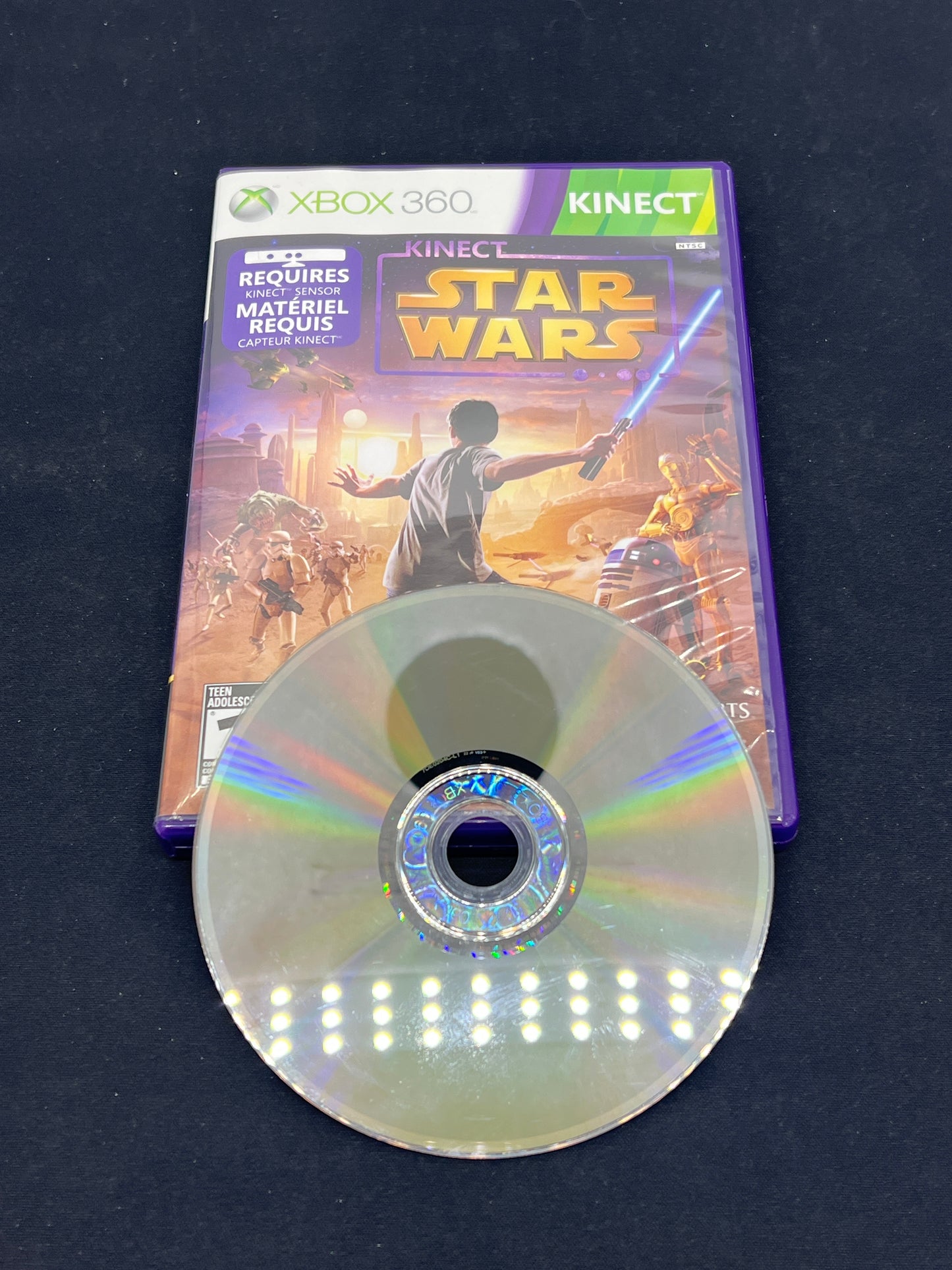 Auction Lot 151: XBOX 360 Video Game Kinect Star Wars