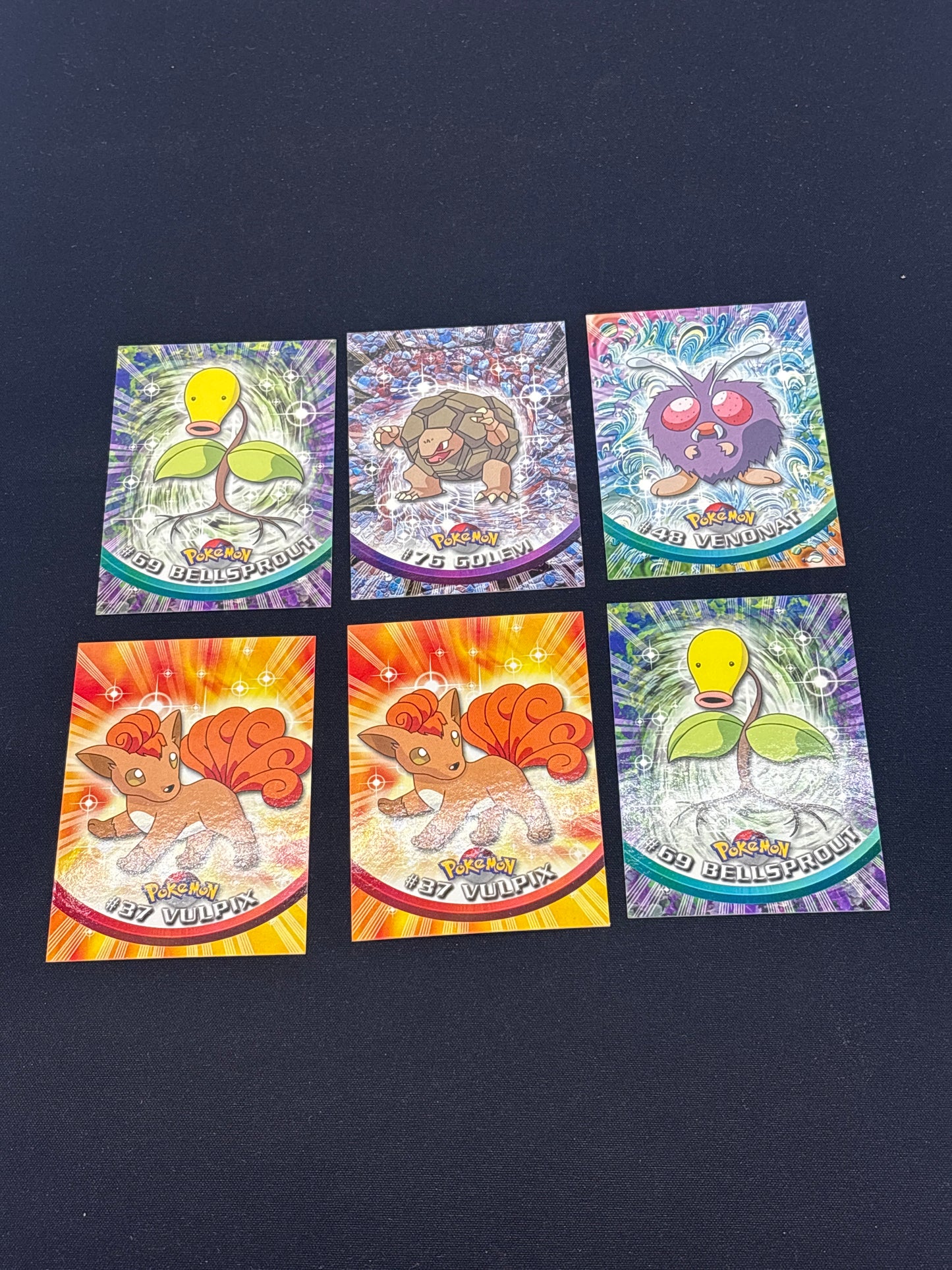Auction Lot 94: Pokemon Topps Non Foil Card Lot of 6 Conditions Vary