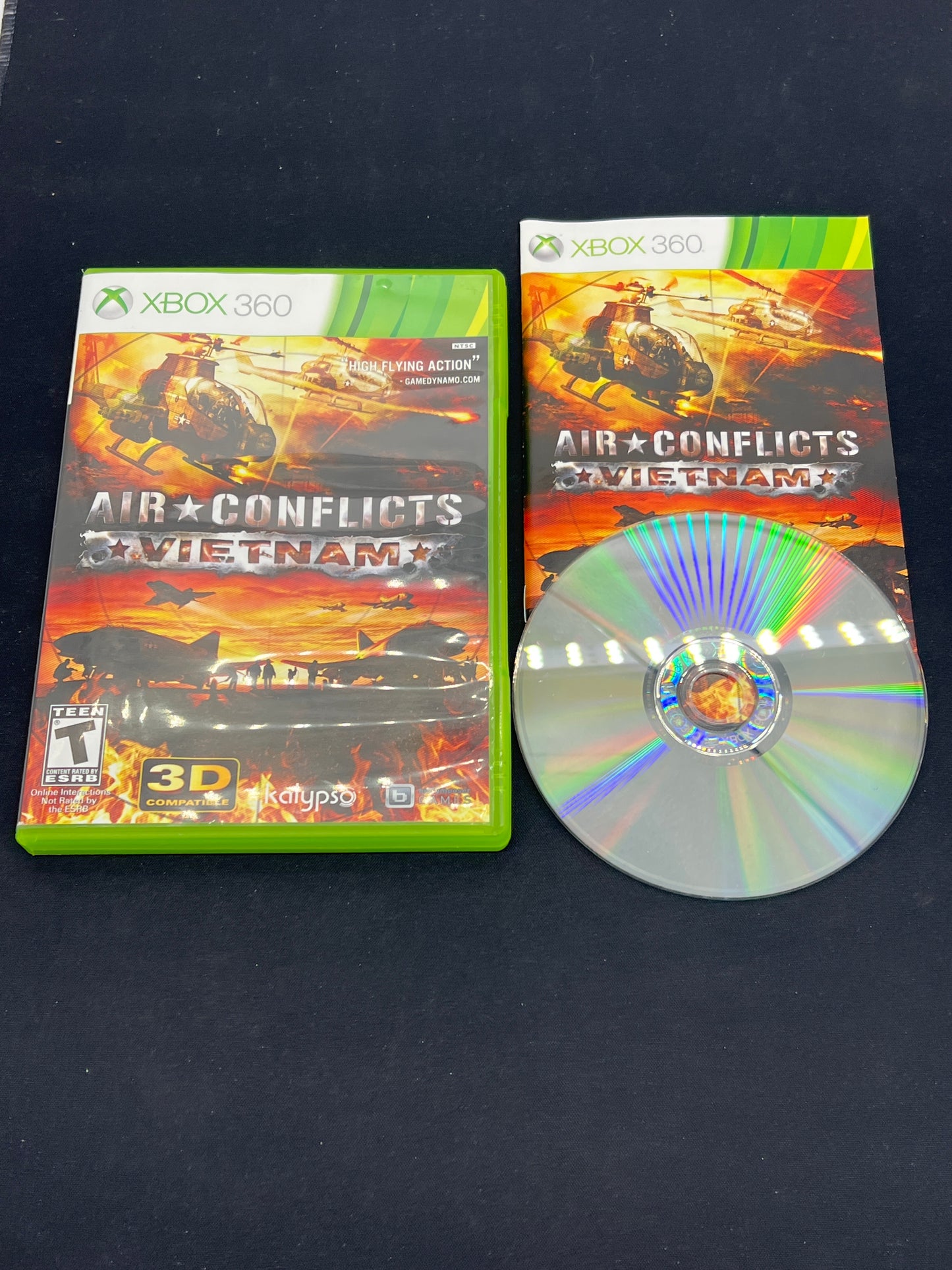 Auction Lot 170: XBOX 360 Video Game Air Conflicts Vietnam CIB