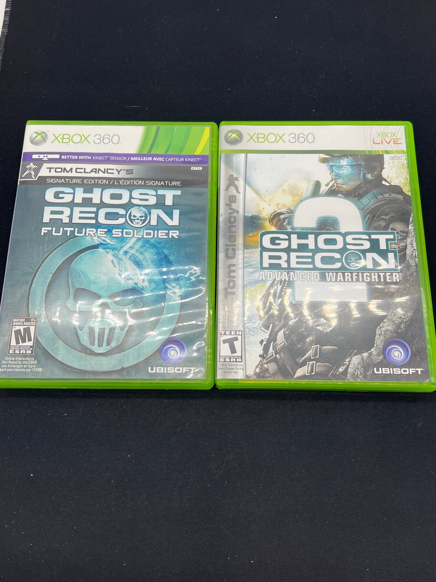 Auction Lot 199: XBOX 360 Game Lot of 2 Ghost Recon Future Soldier