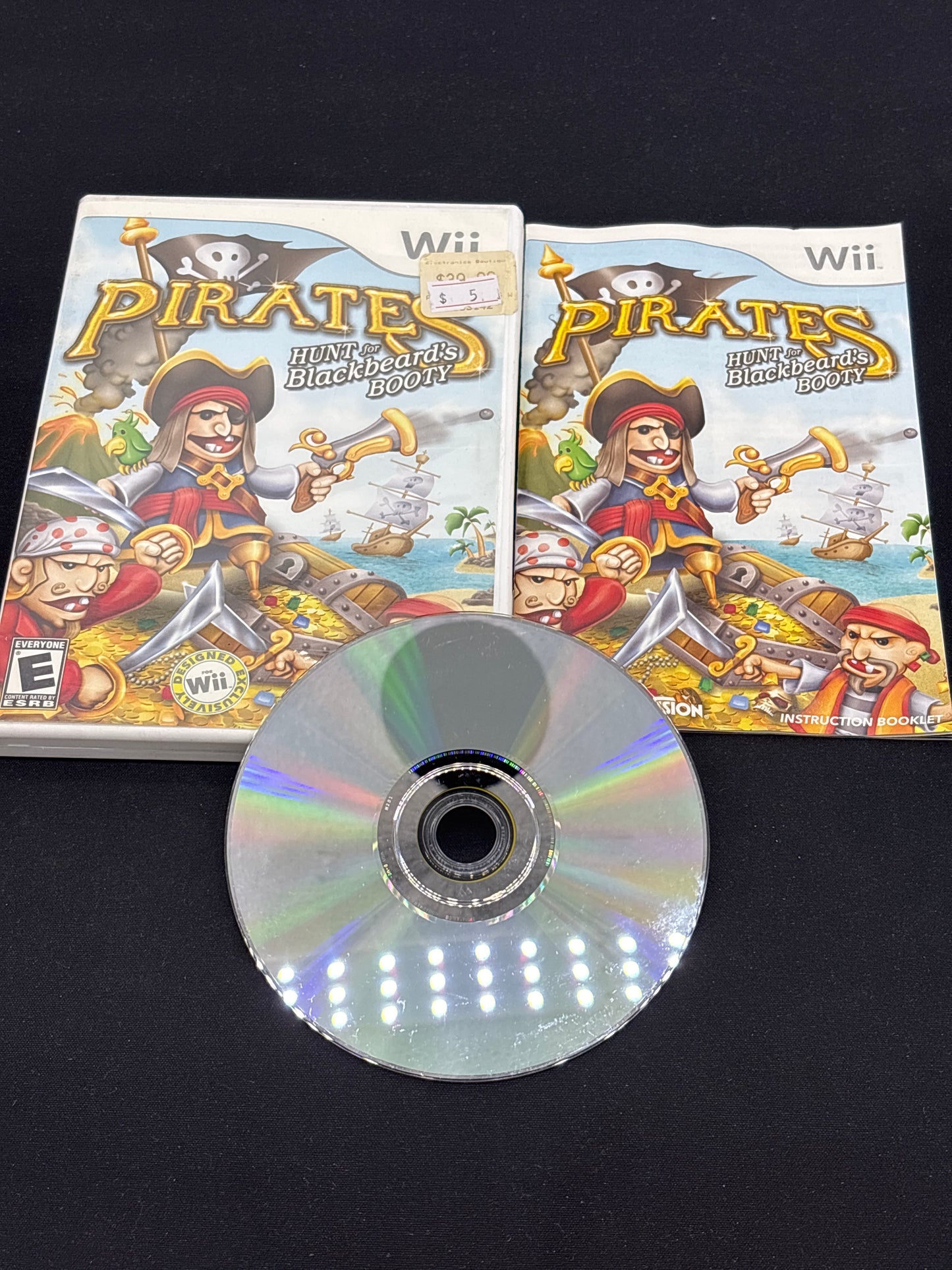Auction Lot 46: Nintendo Wii Video Game Pirates Blackbeard's Booty CIB