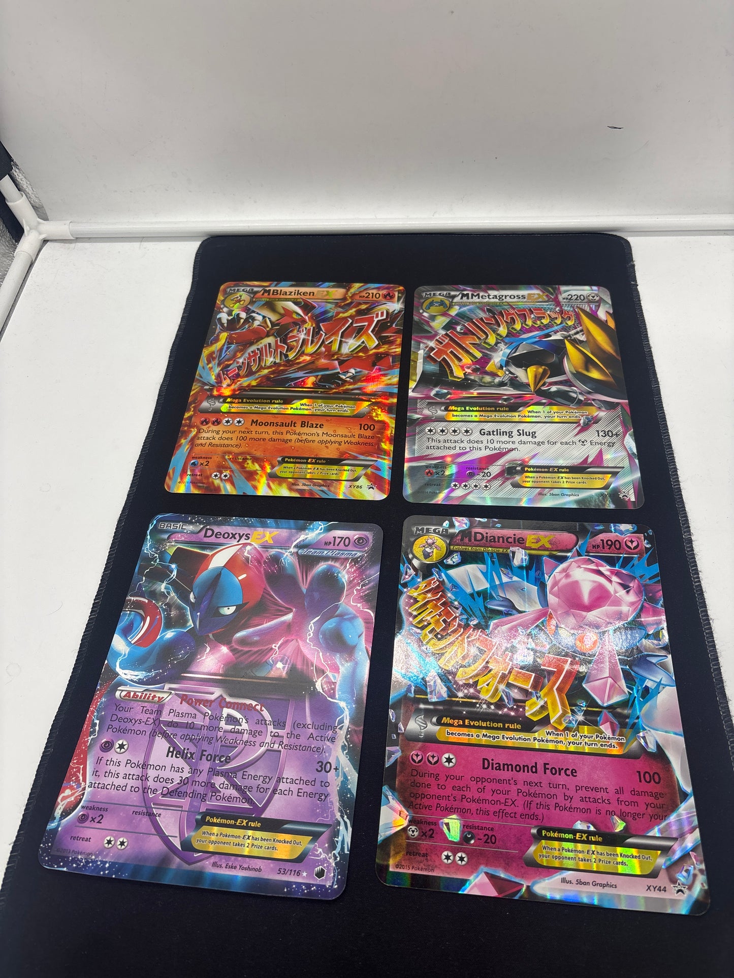 Auction Lot 189: Pokemon Cards JUMBO Lot of 4 Assorted XY BW Era EXs Condition Vary