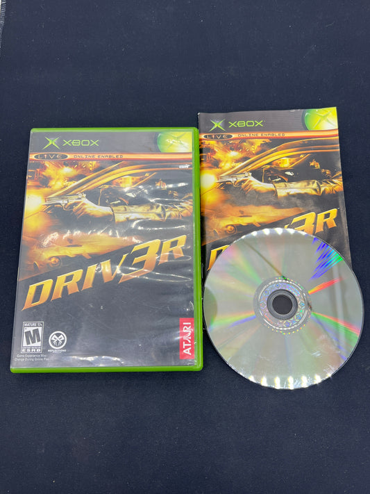 Auction Lot 106: XBOX Video Game DRIV3R CIB
