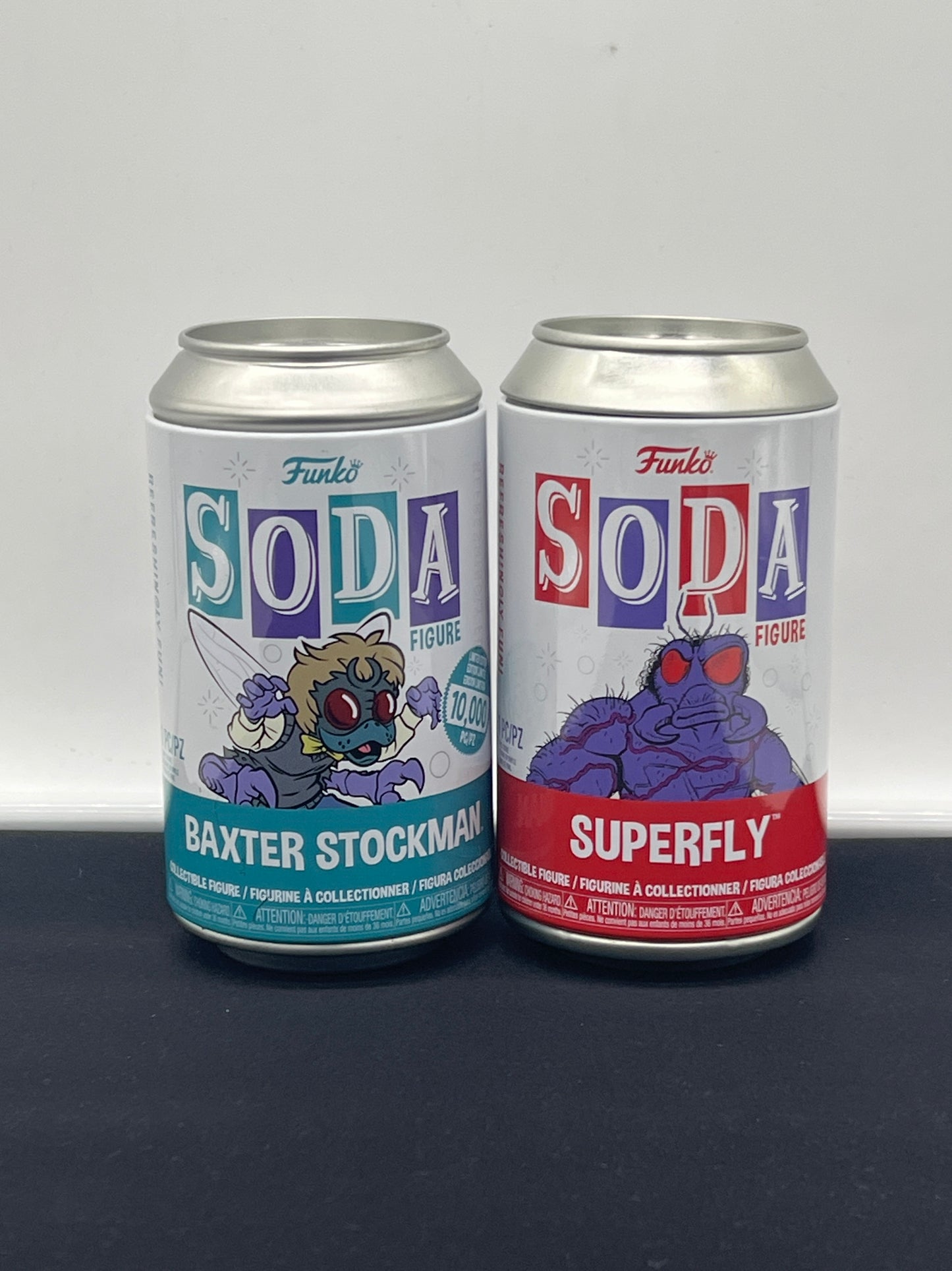 Auction Lot 64: Funko Soda Lot of 2 Baxter Stockman Superfly
