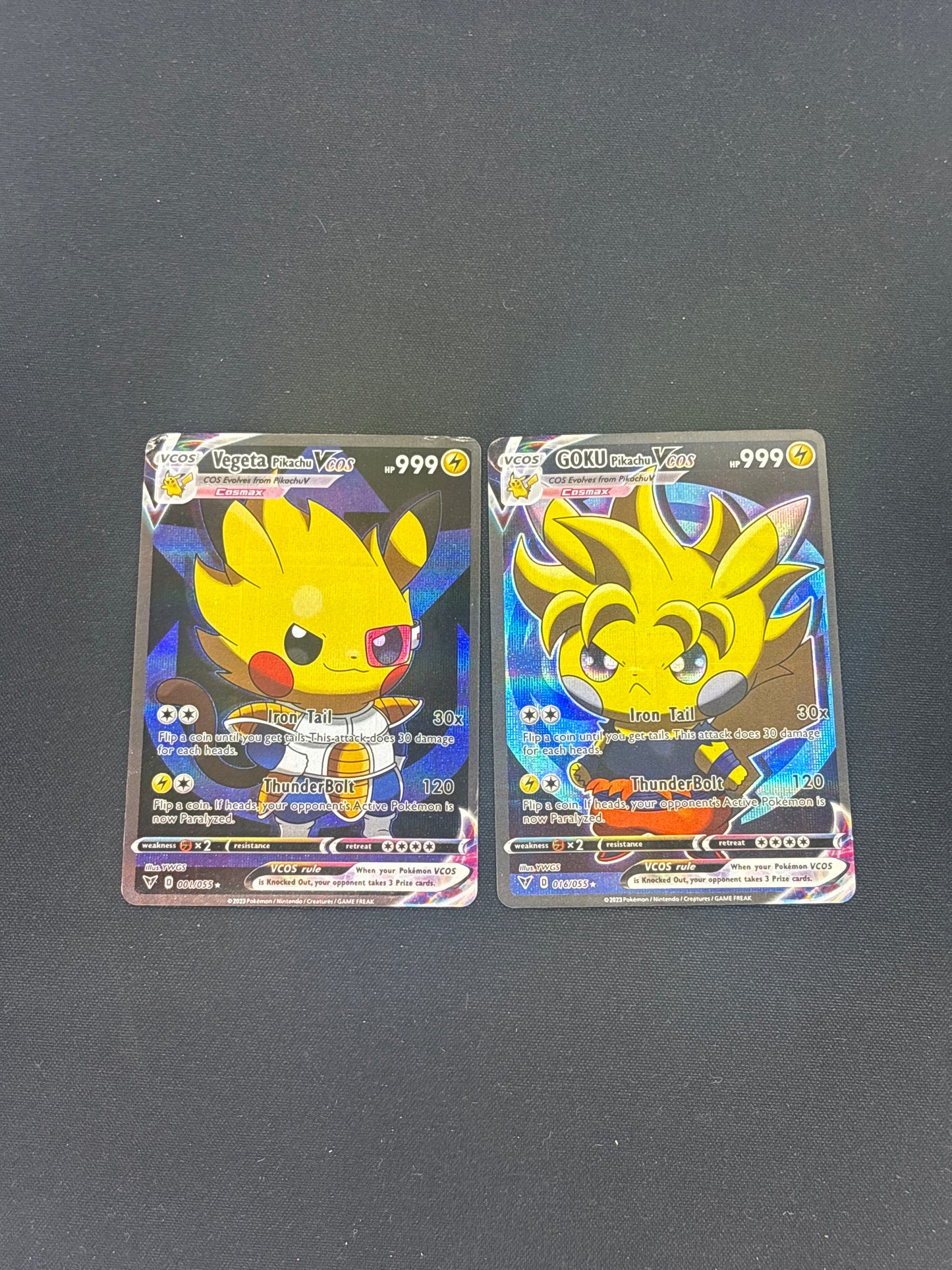 Auction Lot 146: Pokemon Cards (CUSTOM) Pikachu Dragonball Conditions Vary