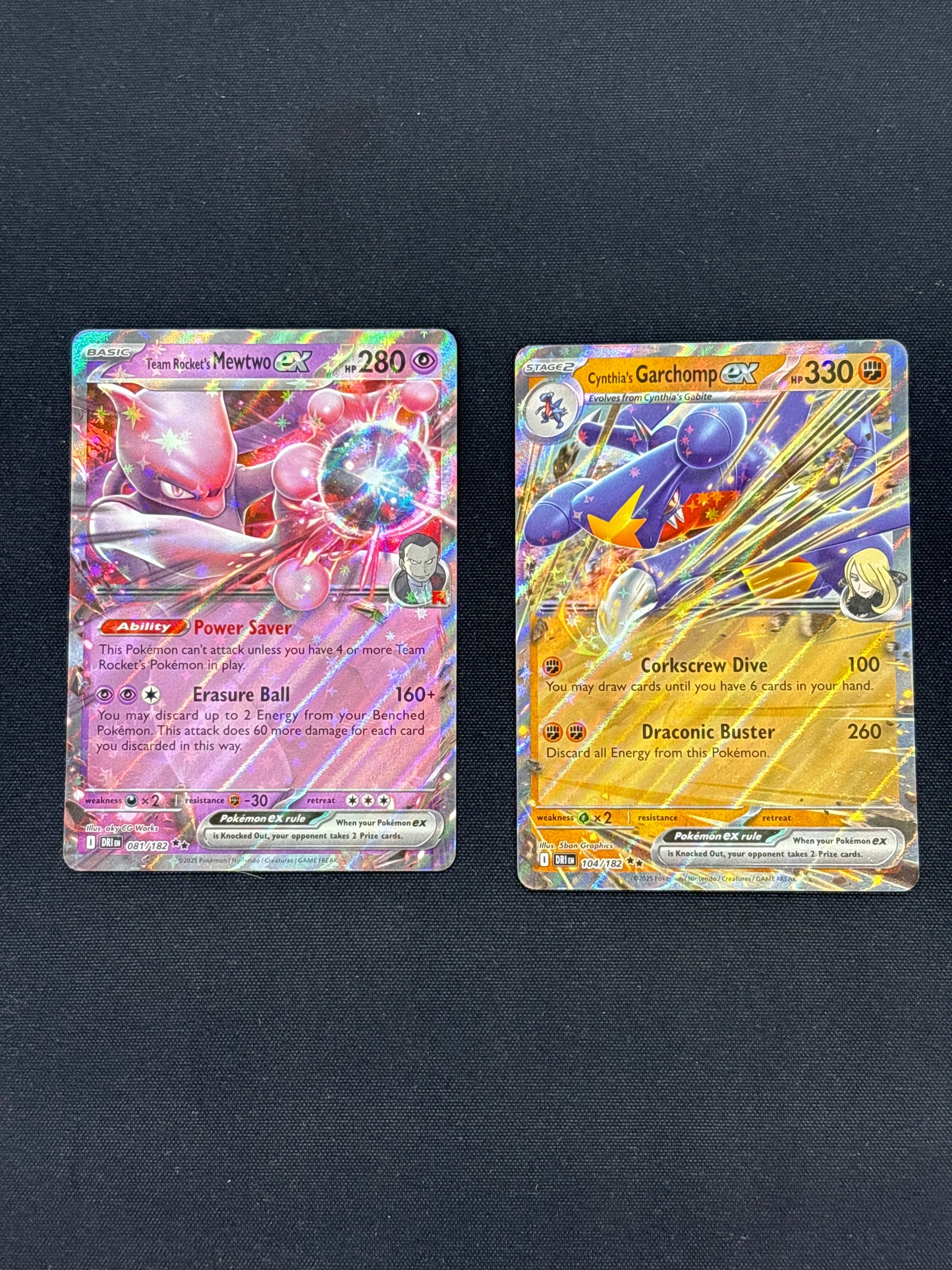 Auction Lot 206: SV Destined Rivals EX Card Lot Conditions Vary