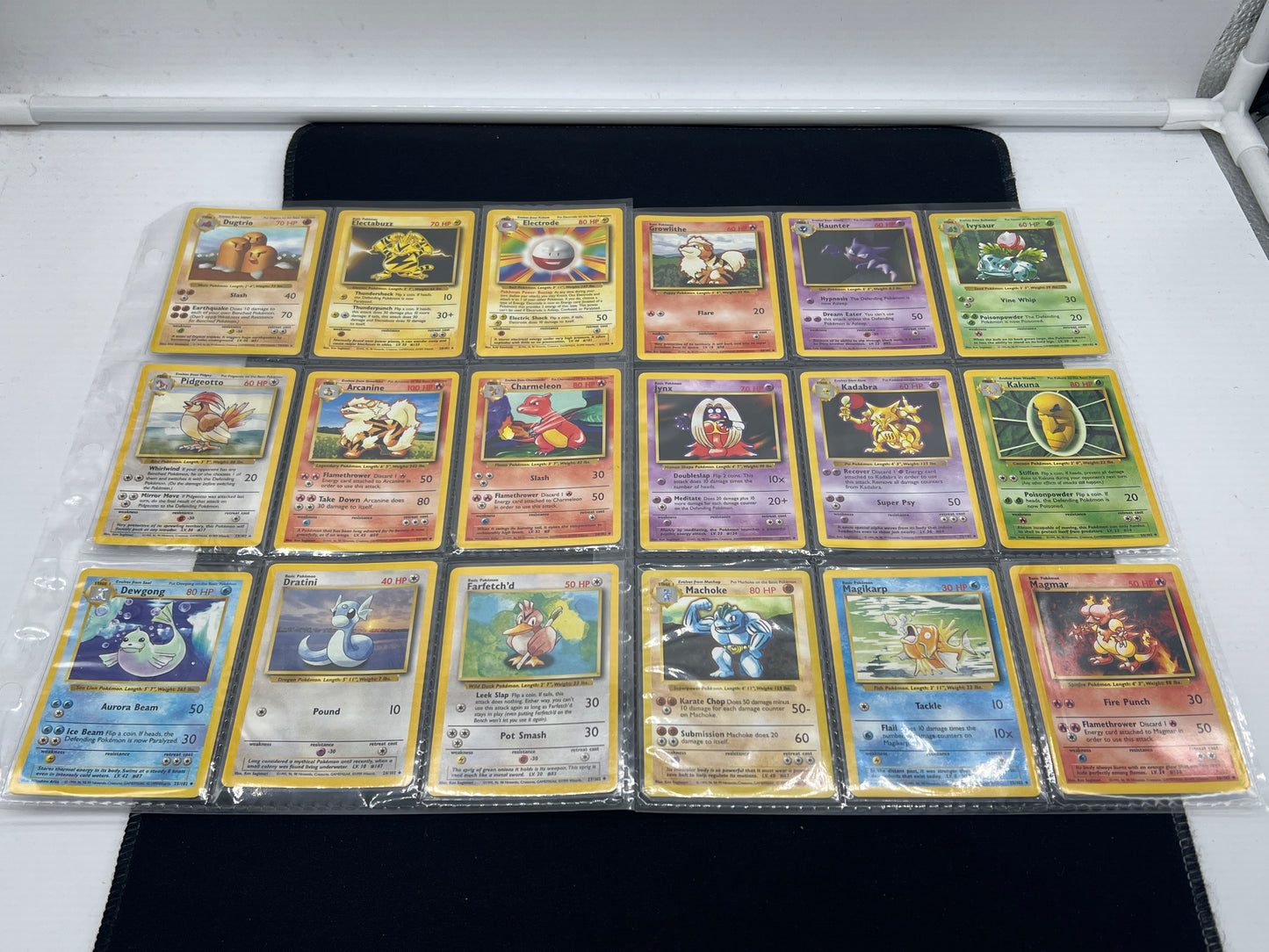 Auction Lot 1: Pokémon Complete Base Set Conditions Vary