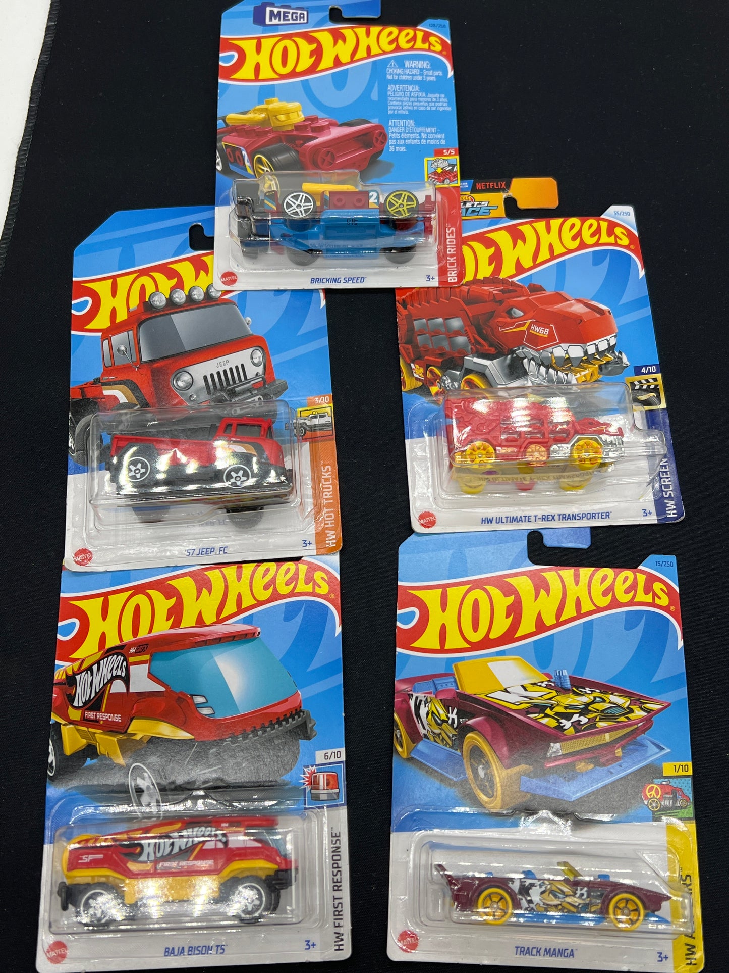 Auction Lot 275: Hot Wheels Lot of 5 Assorted Sealed Lot 5