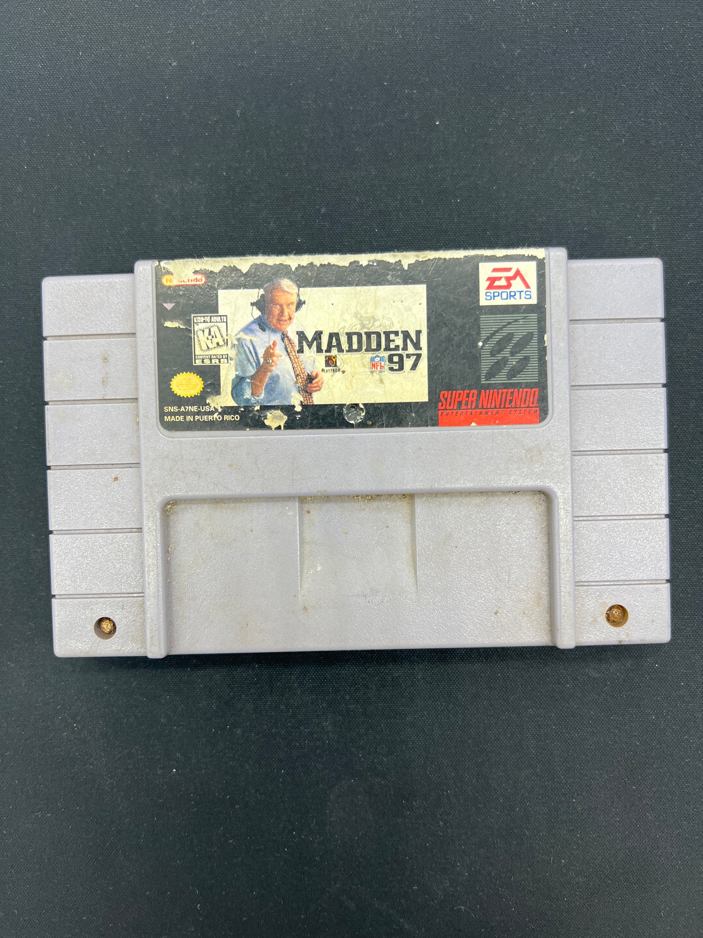 Auction Lot 94: SNES Video Game Madden NFL '97 Loose